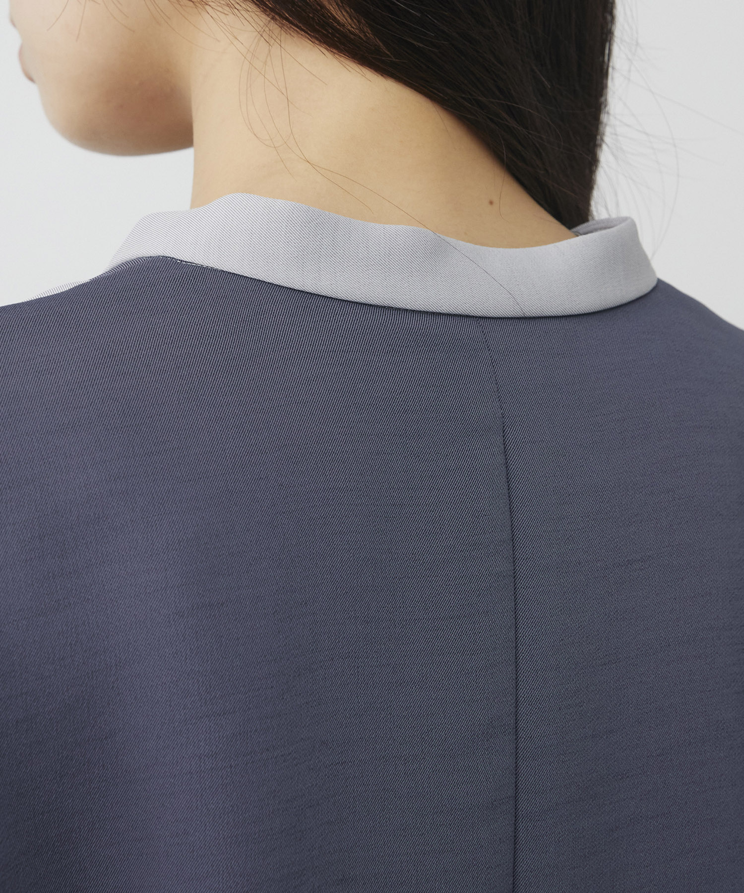 【WEB限定】レイヤードバイカラーブラウス