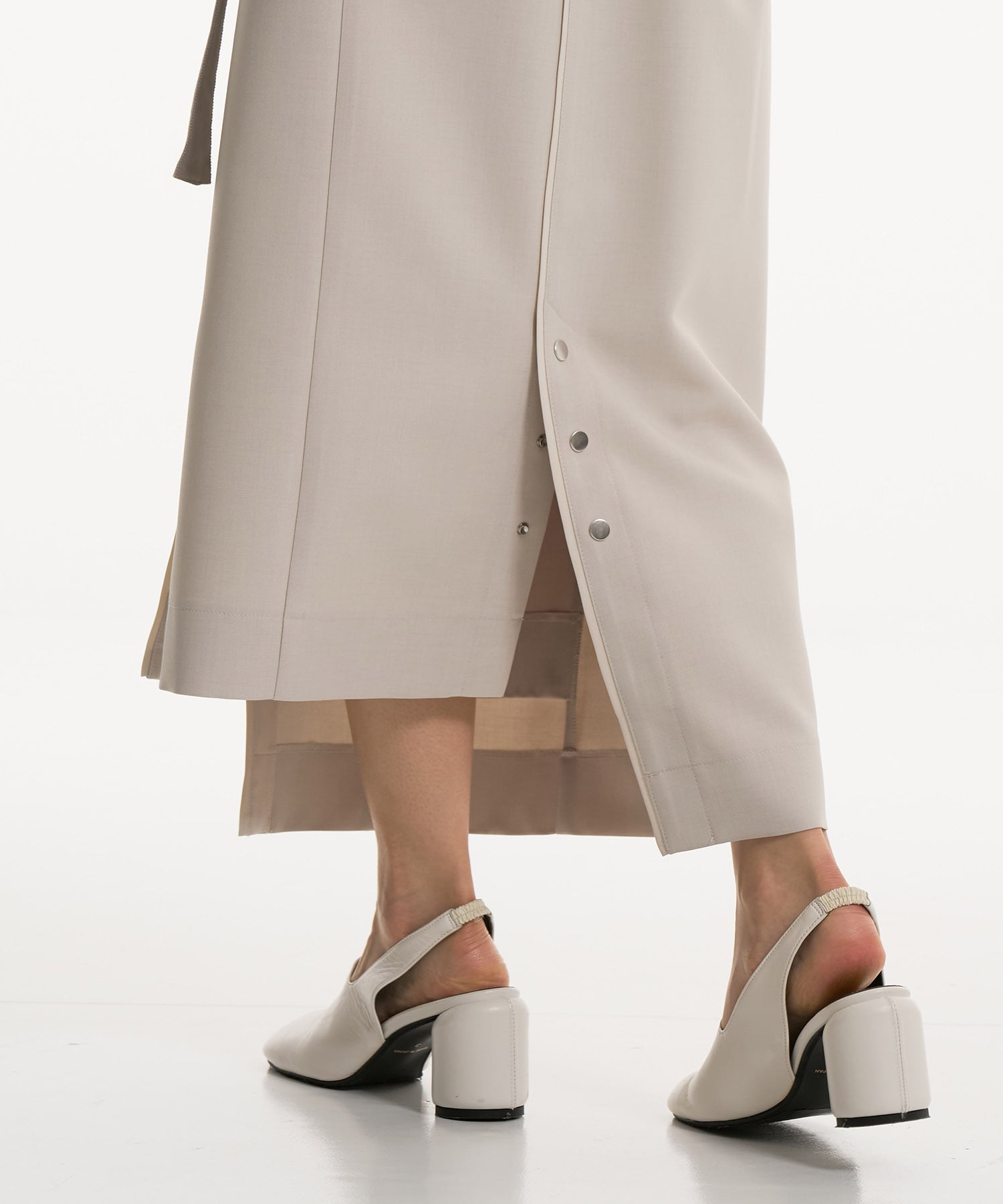 バイカラーアシメタイトスカート