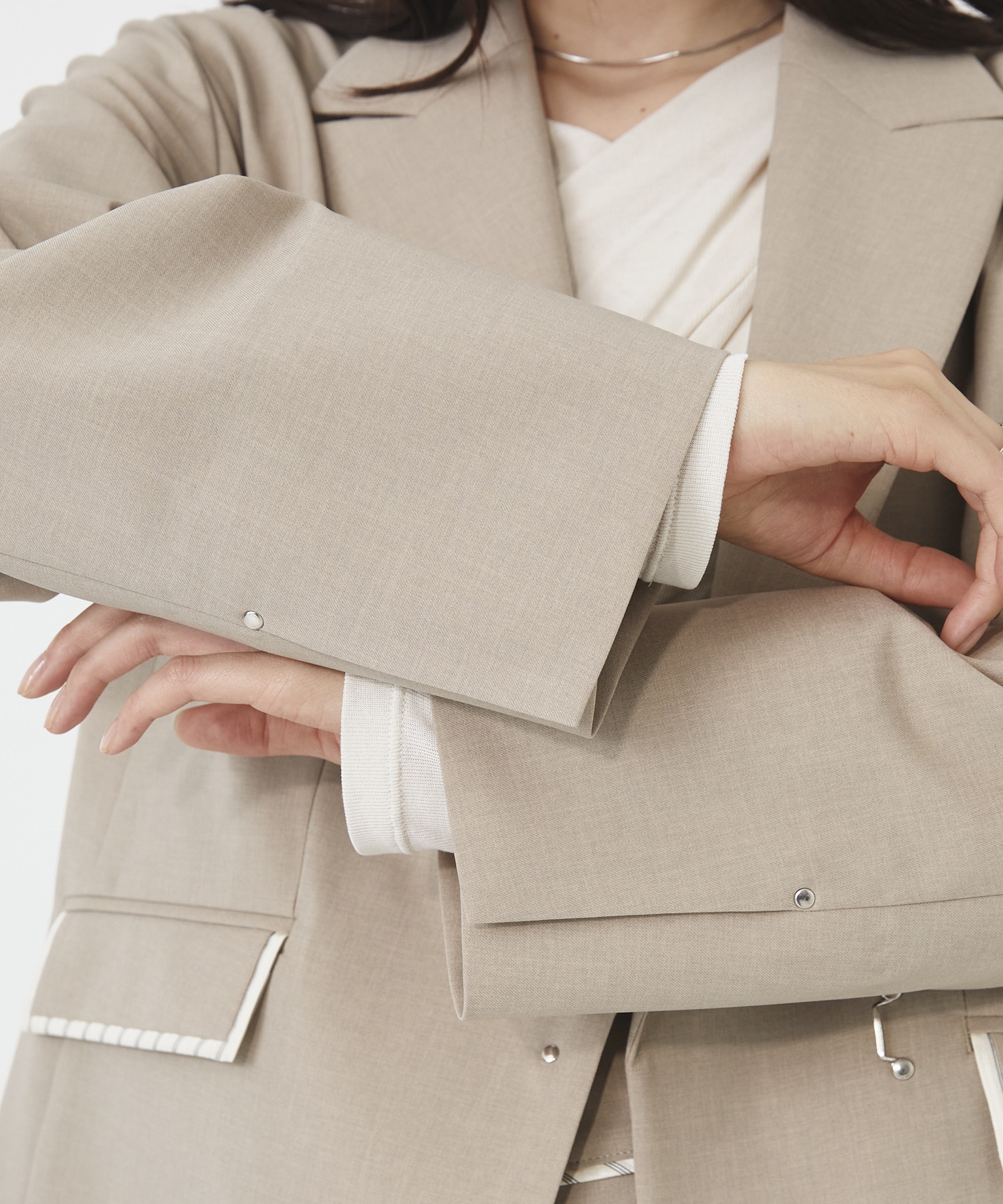 ＜セットアップ対応＞カシメタックマチジャケット