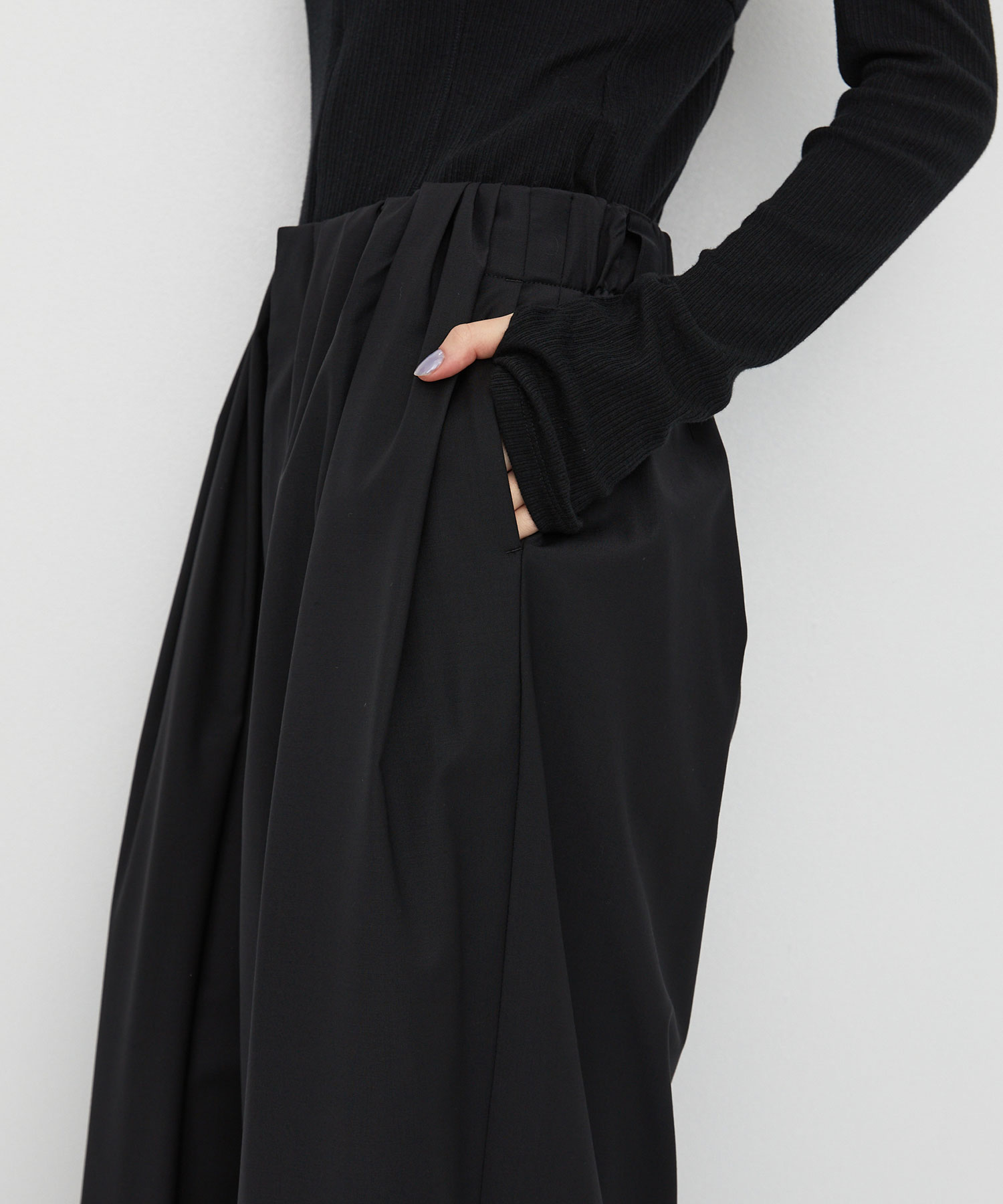 Super120s Wool Relax Trousers