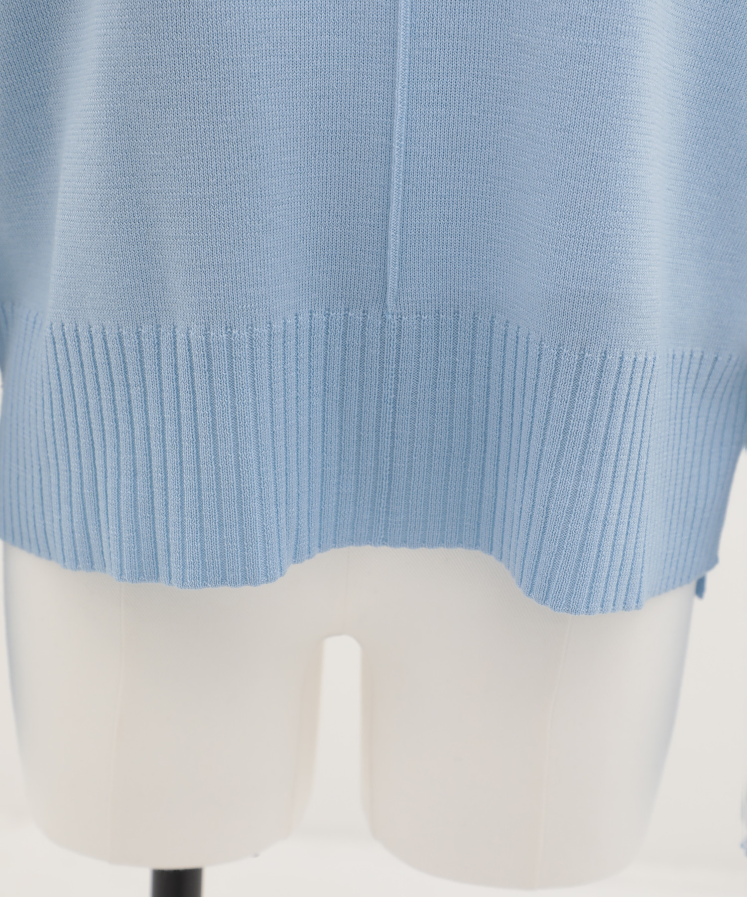 ウォッシャブルWOOLラインニット
