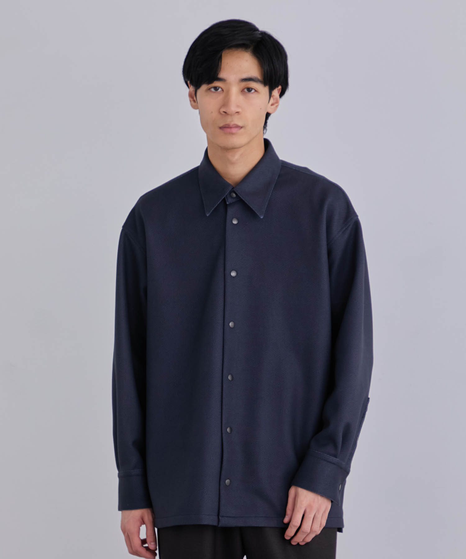 3.6℃ダウンファブリックシャツ(1 BLUE GREY): : メンズ｜UNITED TOKYO