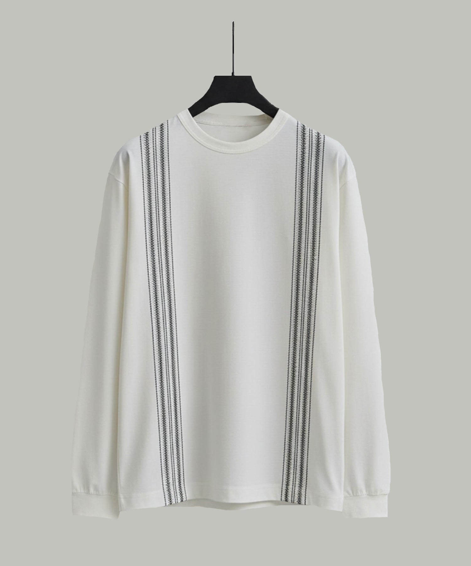 スモッキング刺繍 ロングスリーブTシャツ