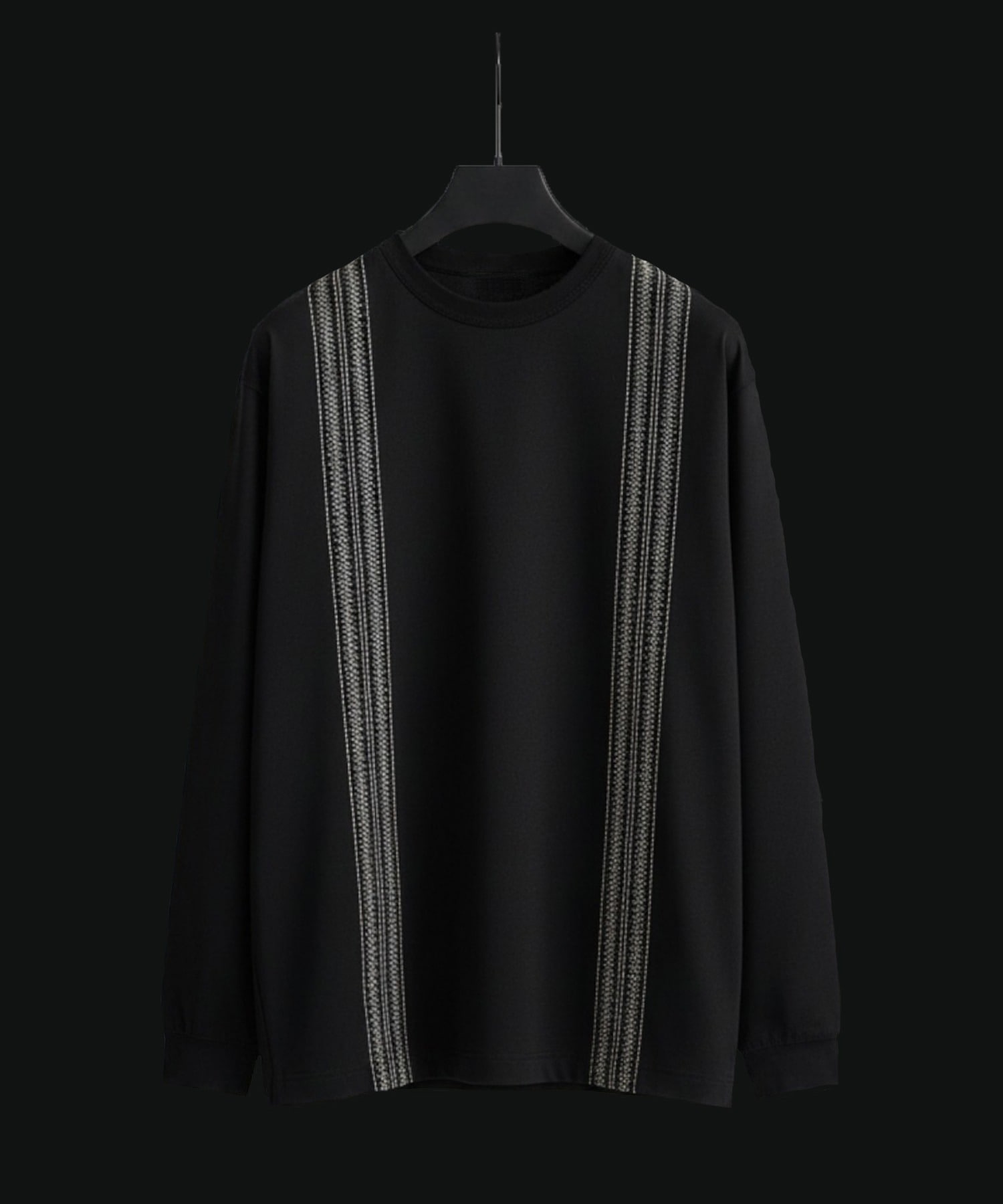 スモッキング刺繍 ロングスリーブTシャツ