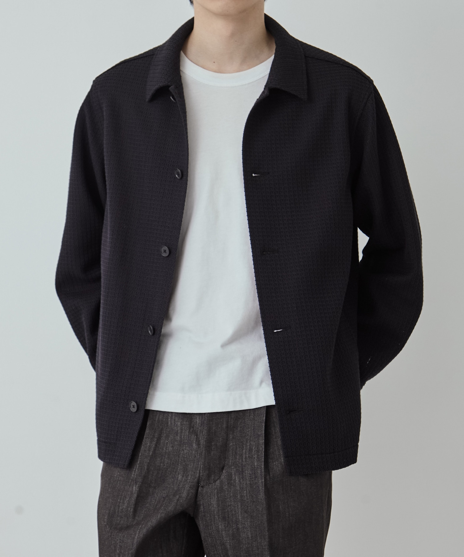 【残りわずか｜再入荷なし】ラッセルツイードシャツ L/S