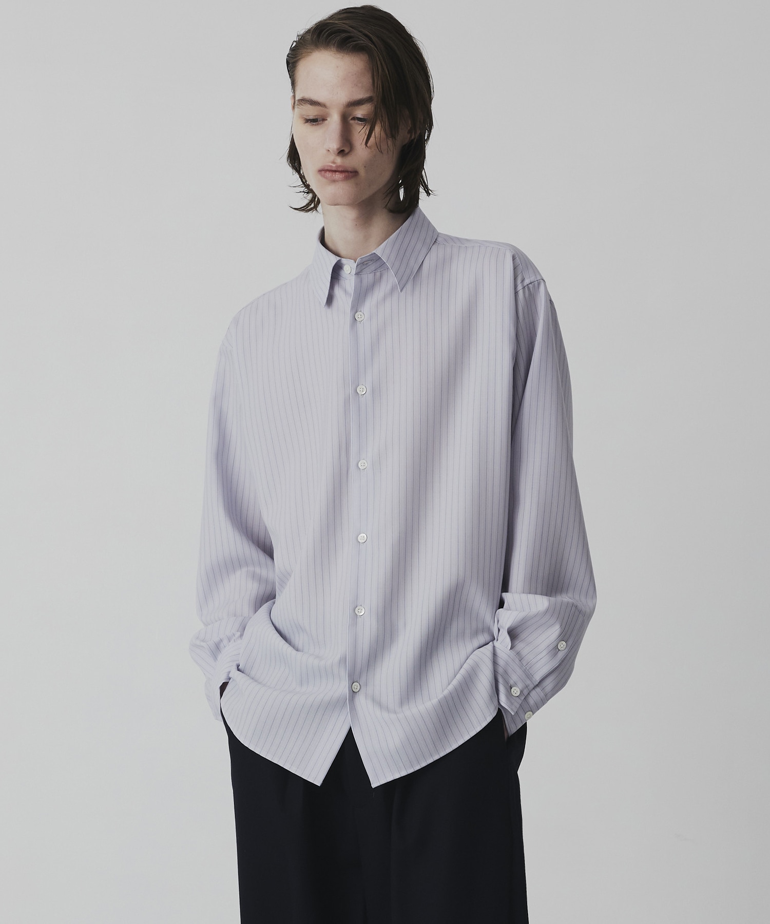 〈WEB限定｜先行予約〉SUPER 120's TECH WOOL シャツ