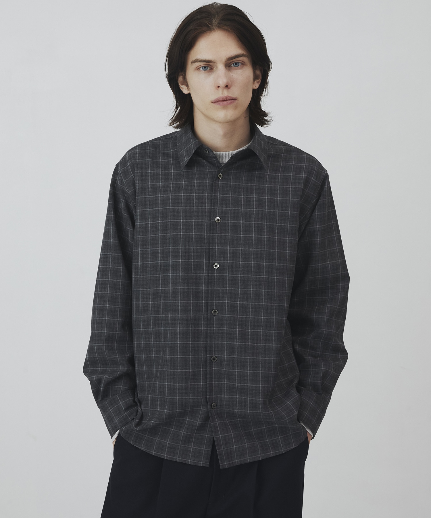 〈2026SS〉SUPER 120's TECH WOOL シャツ