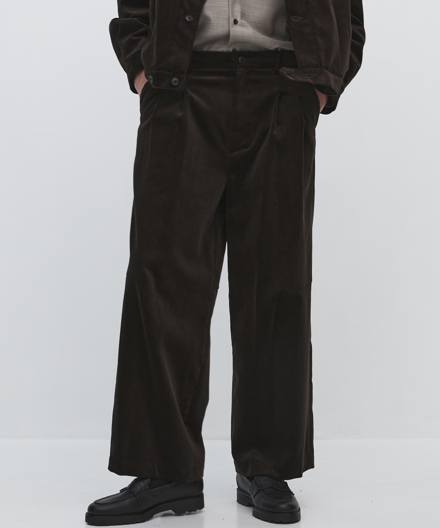 〈2026SS｜残りわずか｜再入荷なし〉BRISBANE MOSS コーデュロイ バギースラックス