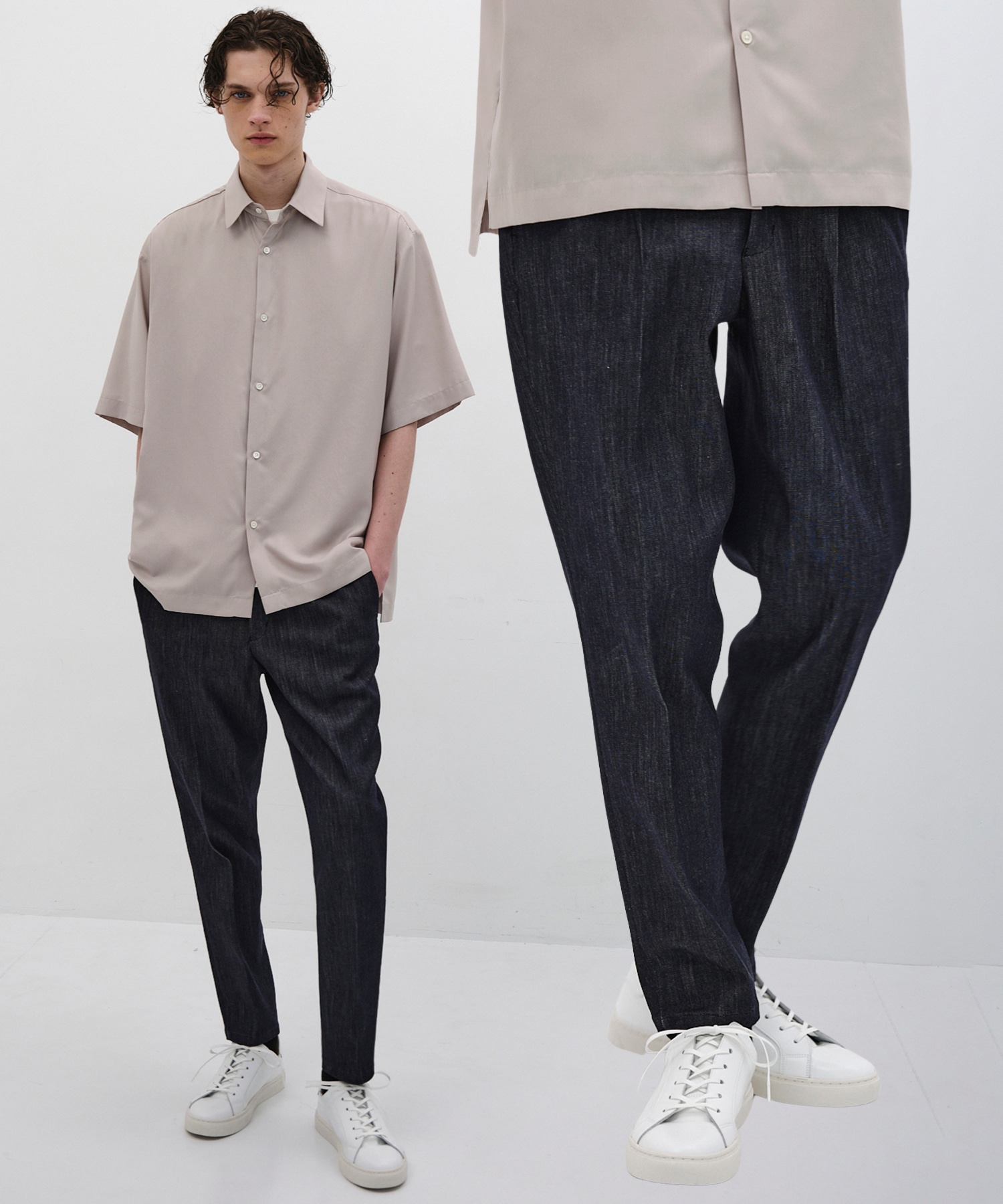 【一部店舗限定】9oz RAYON STRETCH テーパードデニム