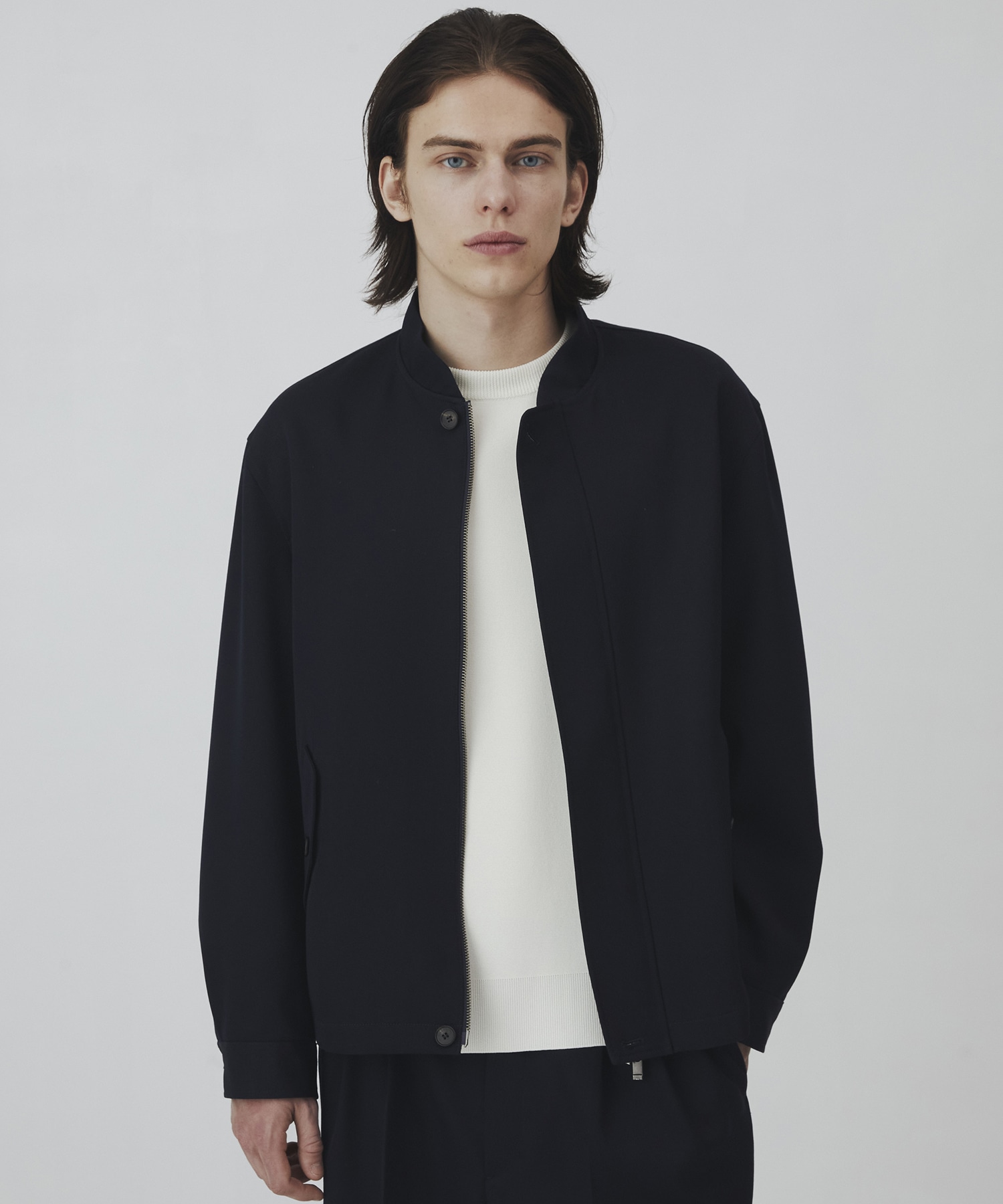 〈2026SS｜数量限定〉MAX GABARDINE レザーカラースタジャン