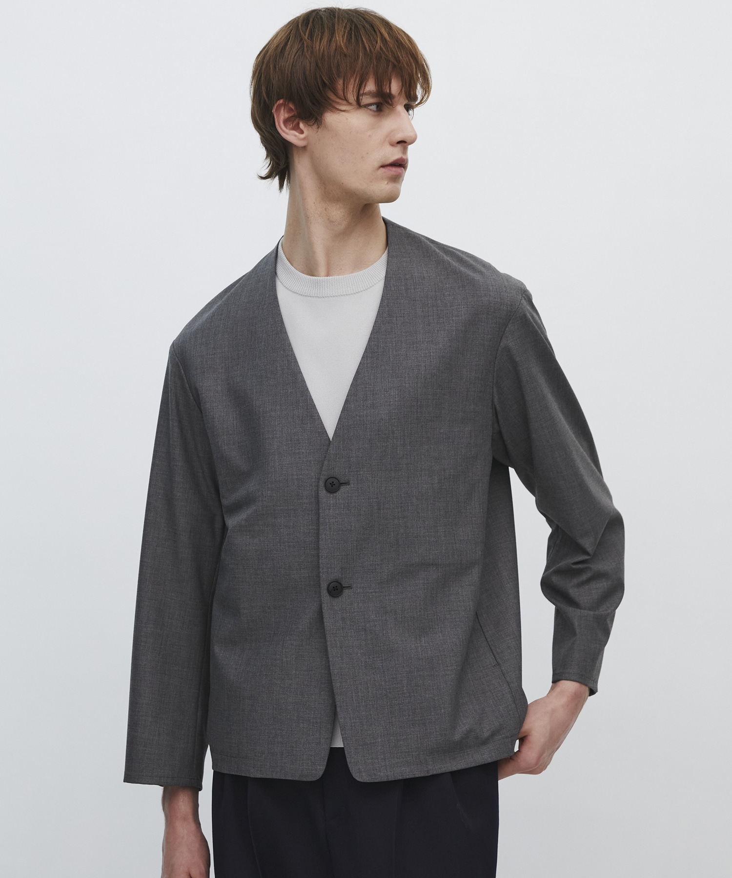 〈2026SS｜数量限定〉CARREMAN ノーカラージャケット