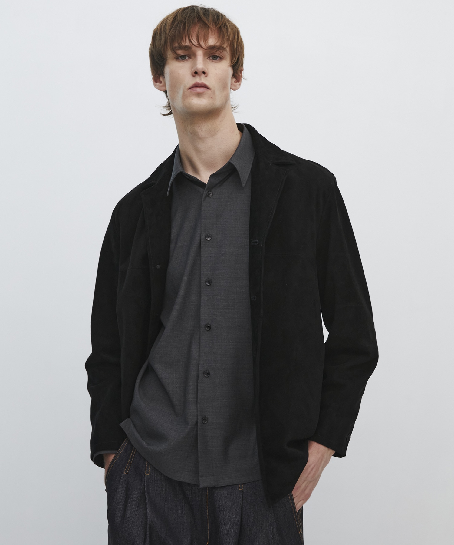 〈2026SS｜残りわずか｜再入荷なし〉GOAT SUEDE リラックスジャケット