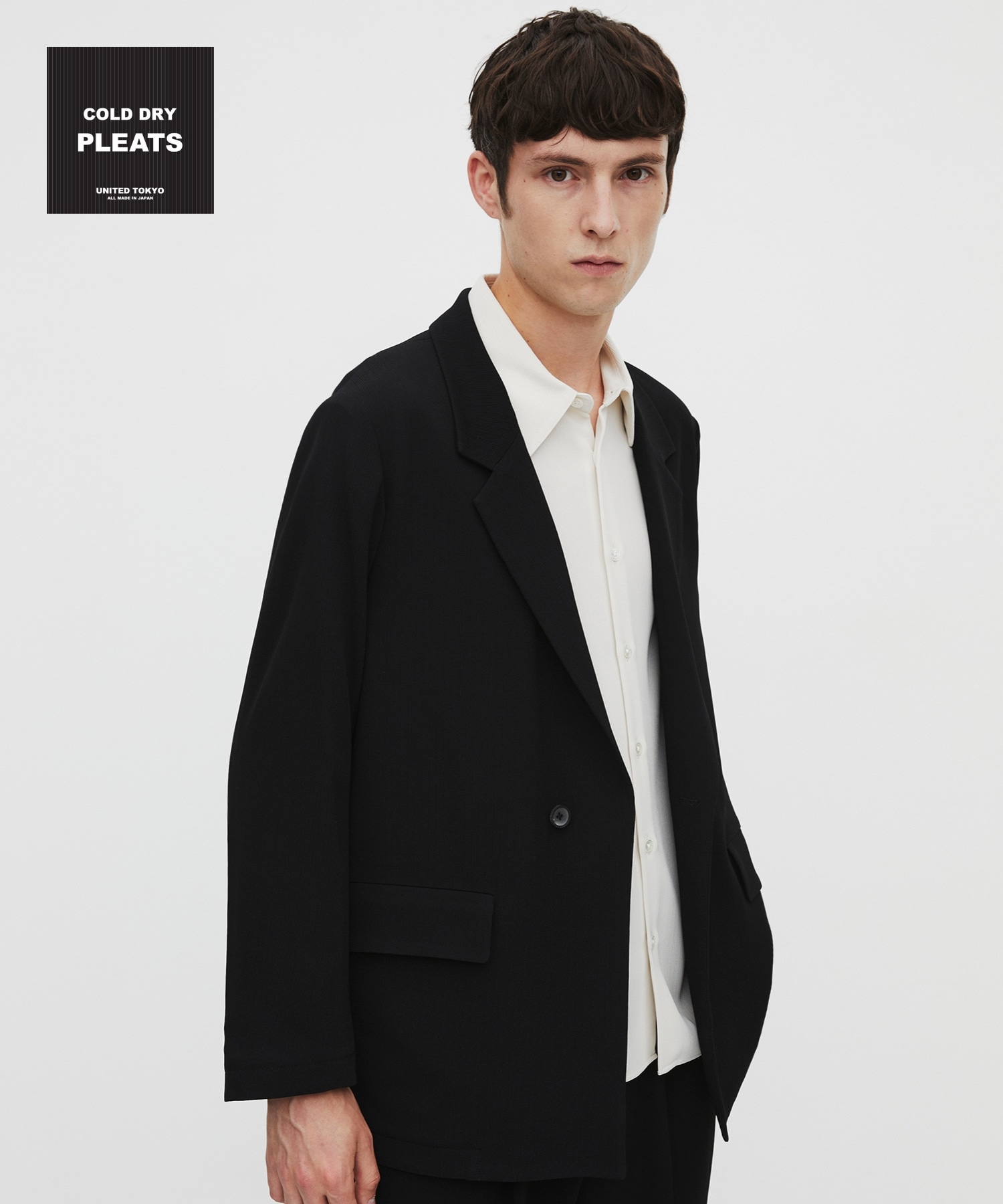 〈残りわずか｜再入荷なし〉COLD DRY PLEATS リラックスジャケット