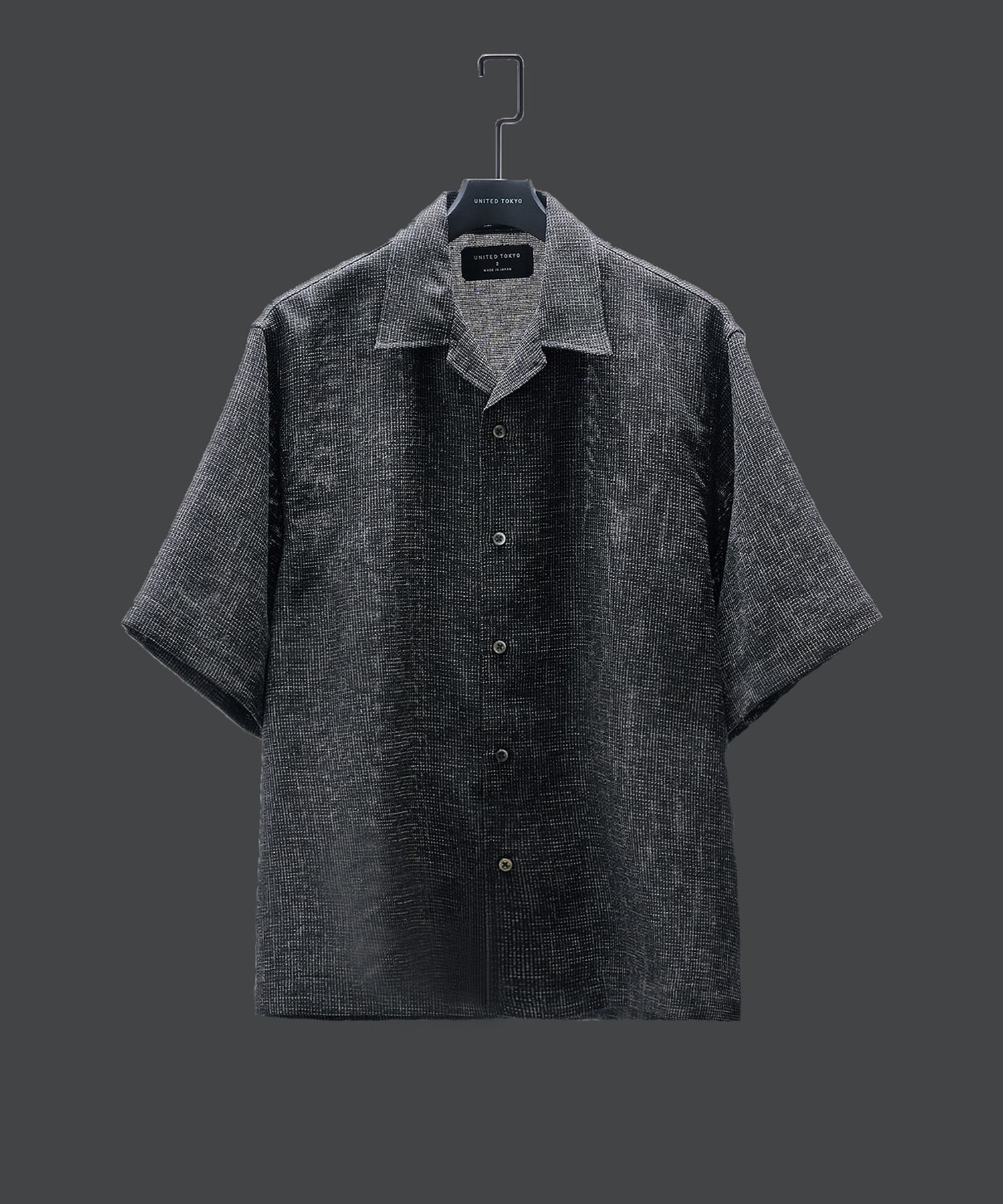 〈新発売〉SUMMER TWEED オープンカラーシャツ