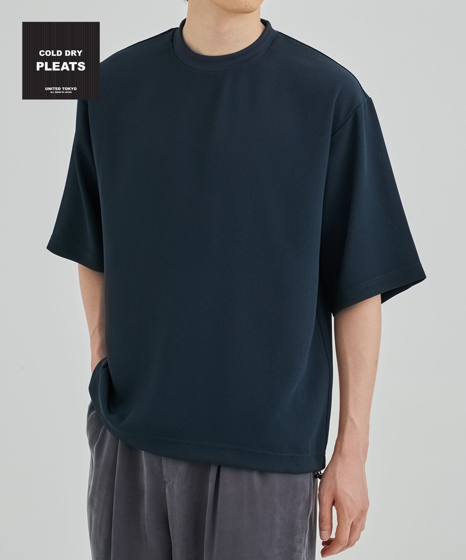 COLD DRY PLEATS Tシャツ