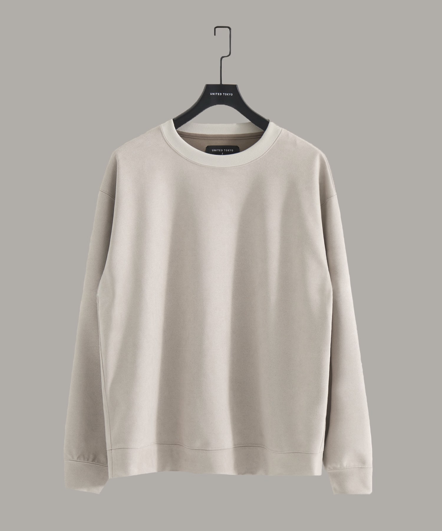 〈残りわずか〉MICRO SUEDE クルーネックプルオーバー
