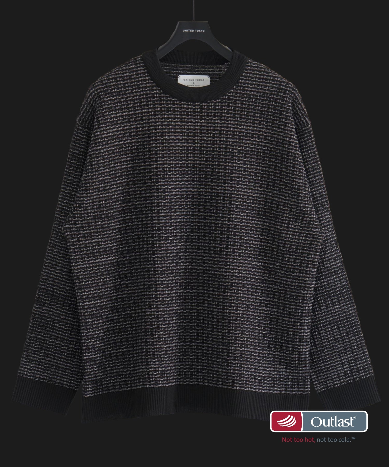 〈残りわずか｜再入荷なし〉アウトラスト ジャガード クルーネックニット