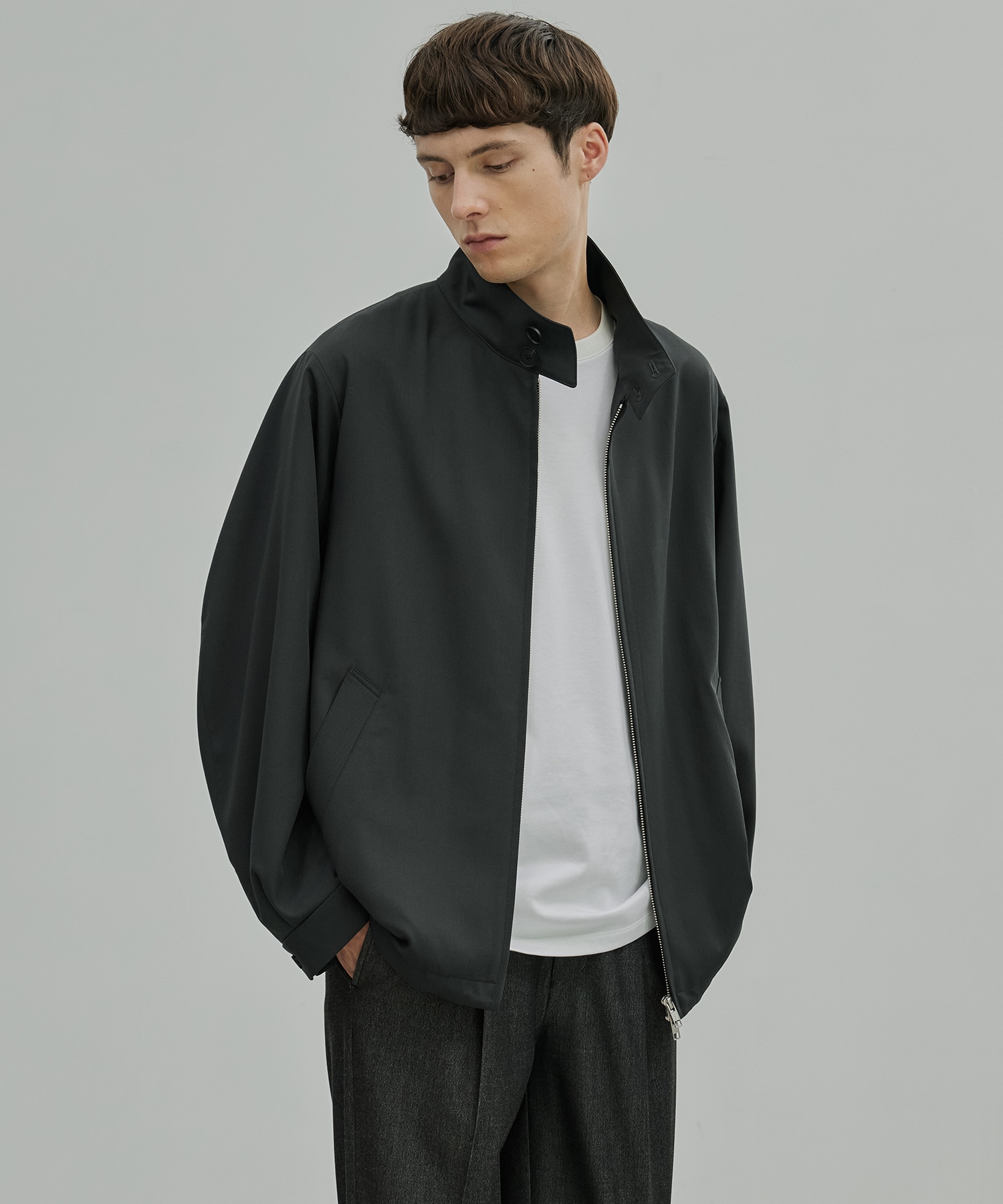 〈新発売〉TECHNO WOOL スウィングトップブルゾン