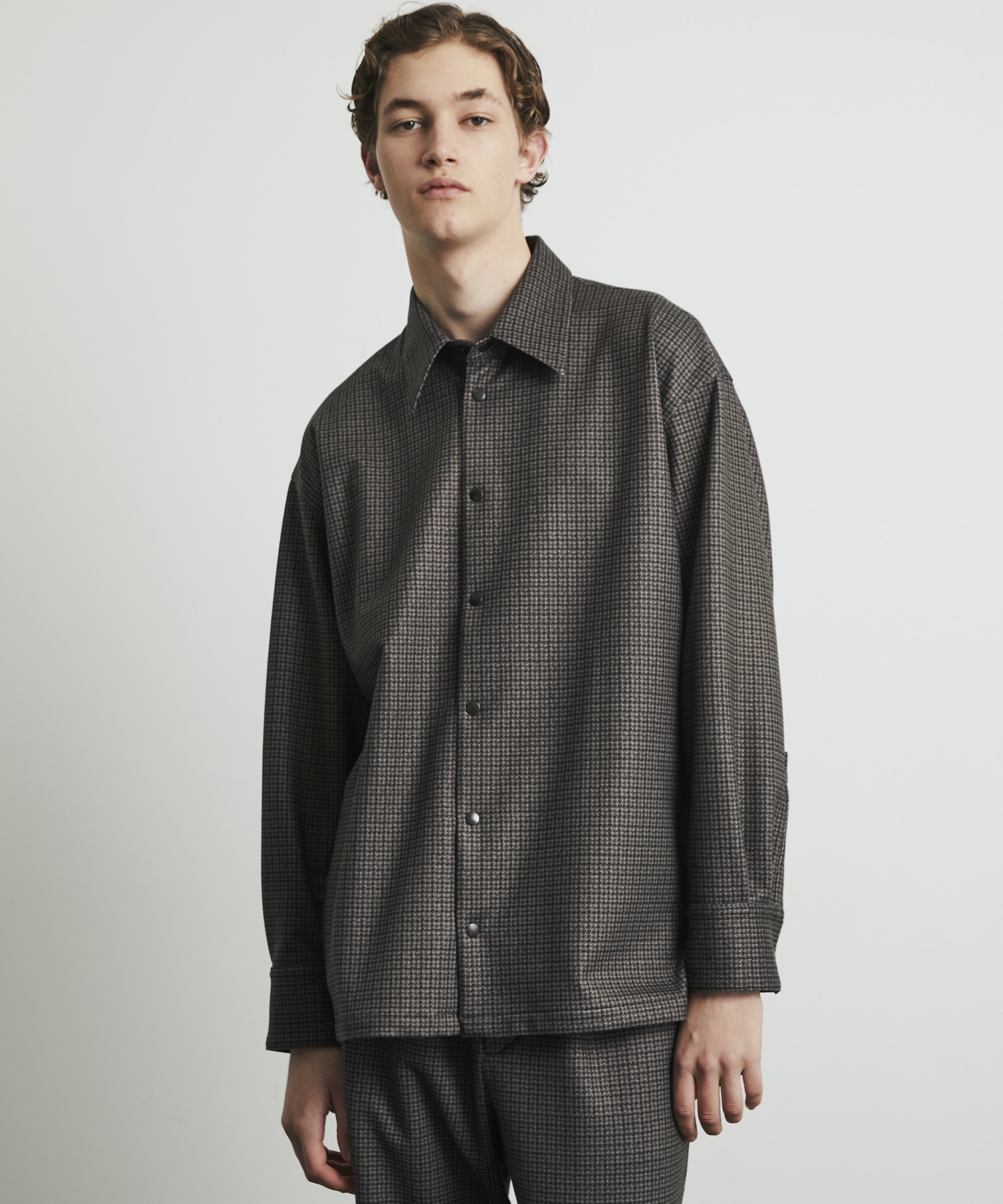 〈WEB限定｜残りわずか｜再入荷なし〉＋3.6℃ダウンファブリックL/Sシャツ