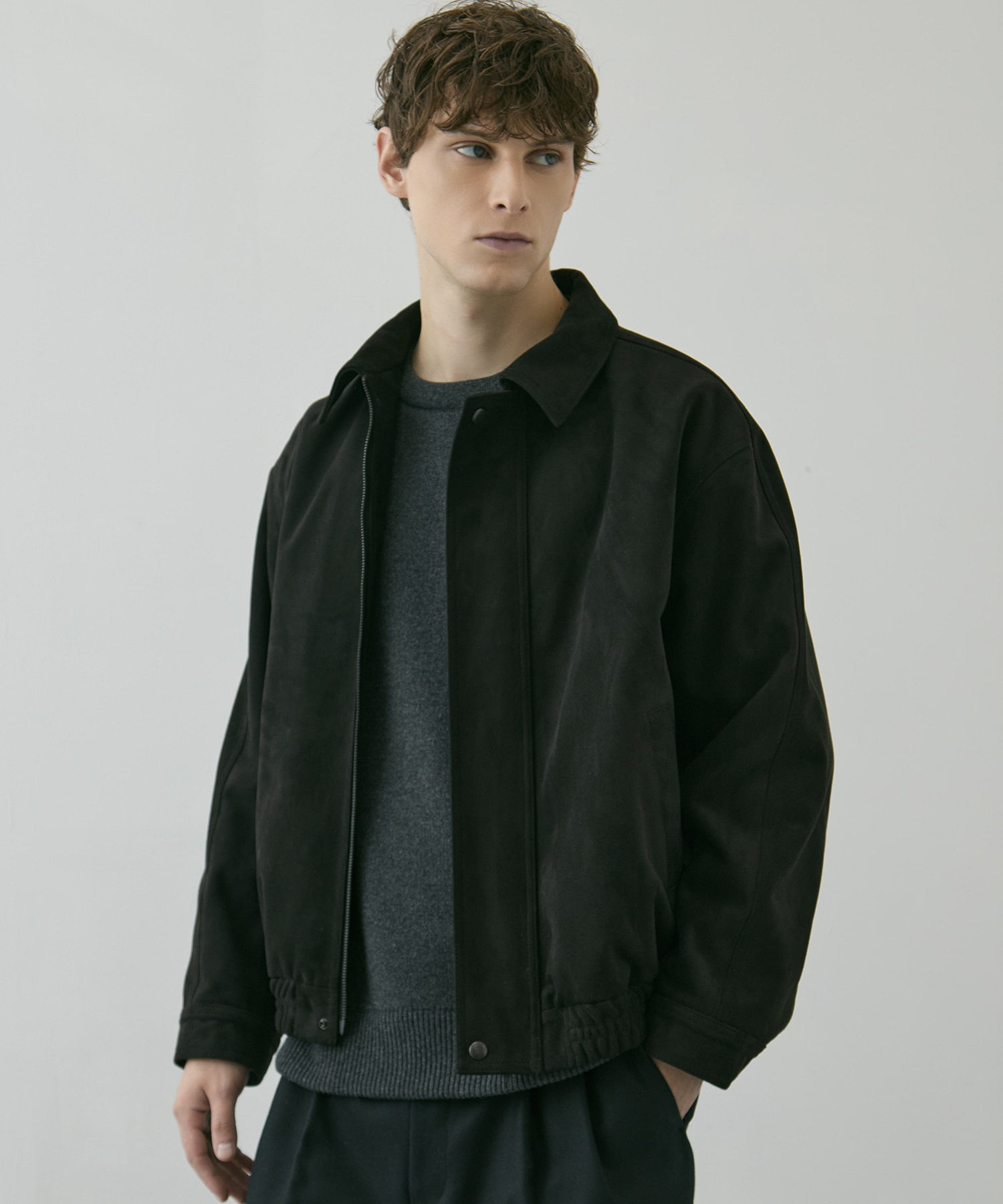 〈WEB限定｜先行予約〉LEATHER TEX SUEDE FLIGHT JACKET