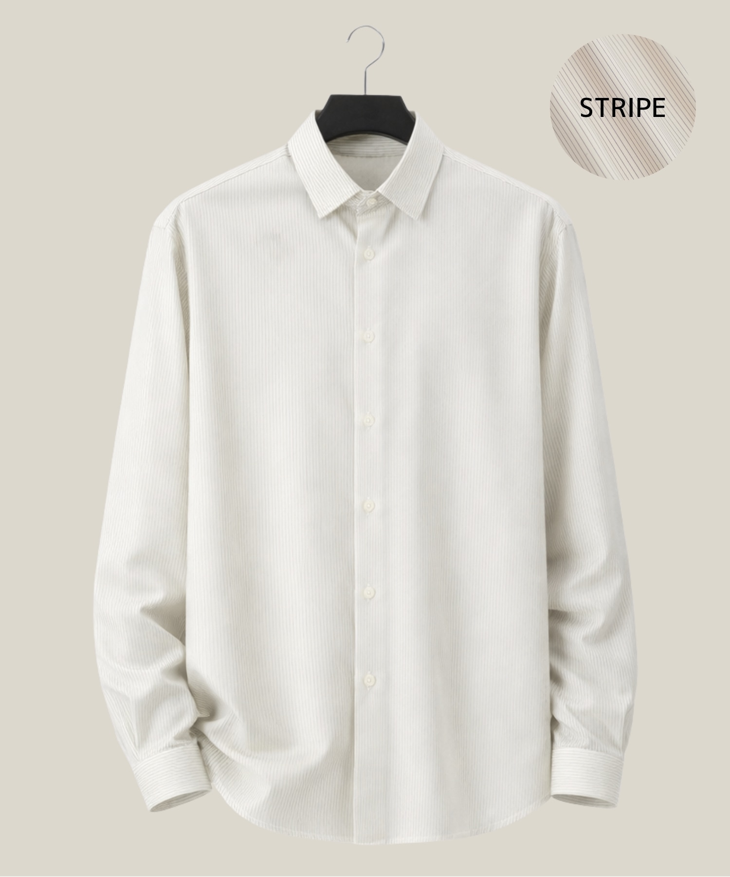 〈WEB限定｜再入荷なし〉DRY RAYON ストライプリラックスシャツ