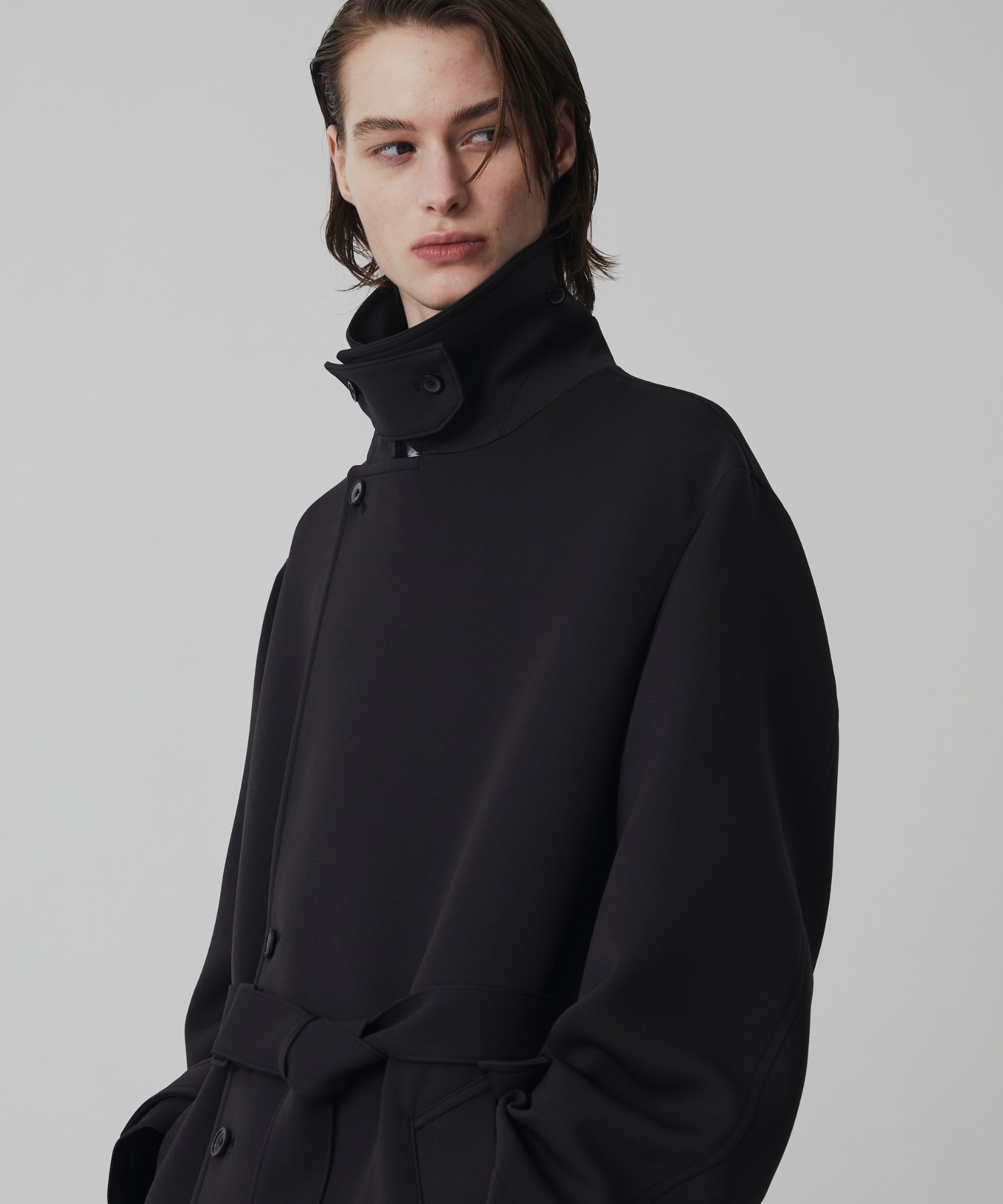 〈再入荷なし〉Three Weave 2way スタンドコート