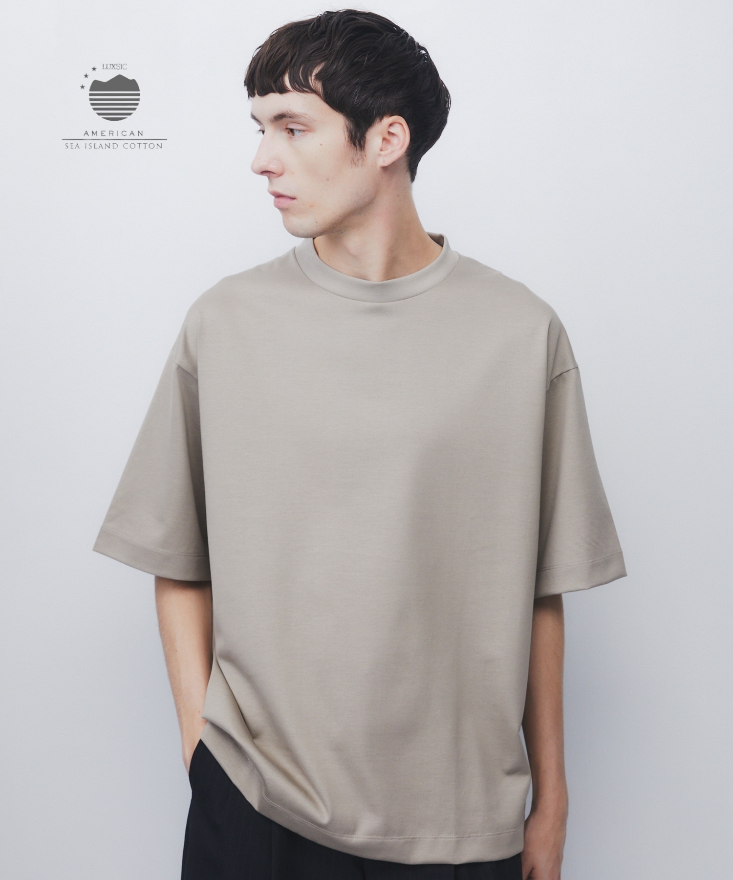 SEA ISLAND COTTON リラックスTシャツ