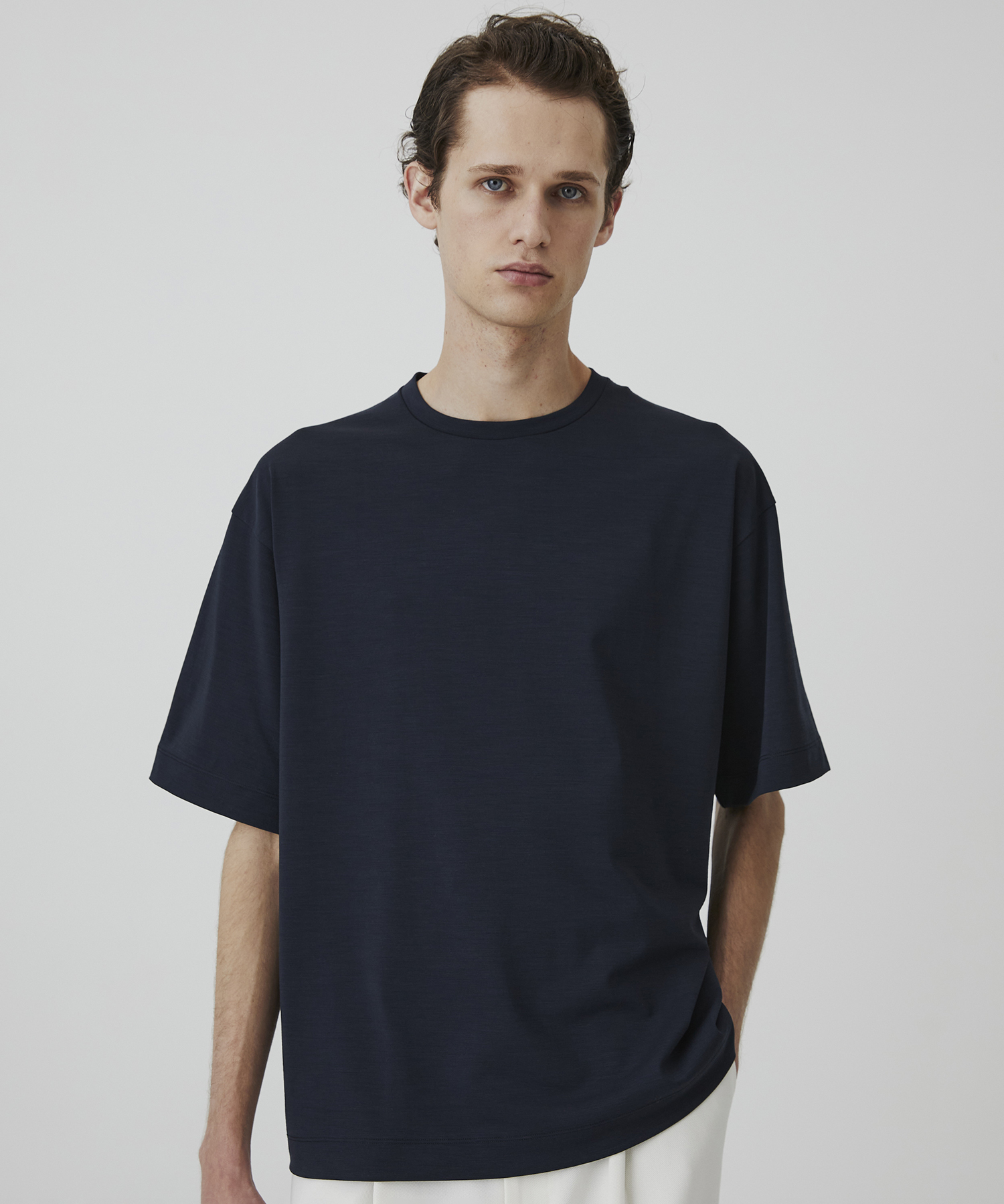 Super 140s ウールテクノラマ リラックスTシャツ