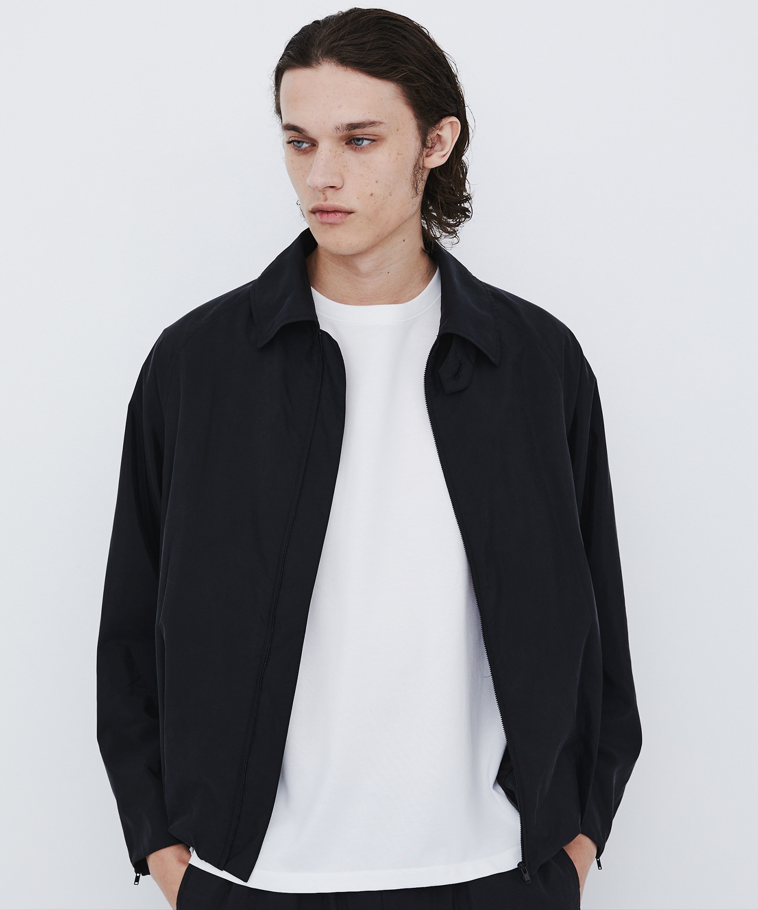 〈数量限定〉SILK NYLON BALLOON BLOUSON