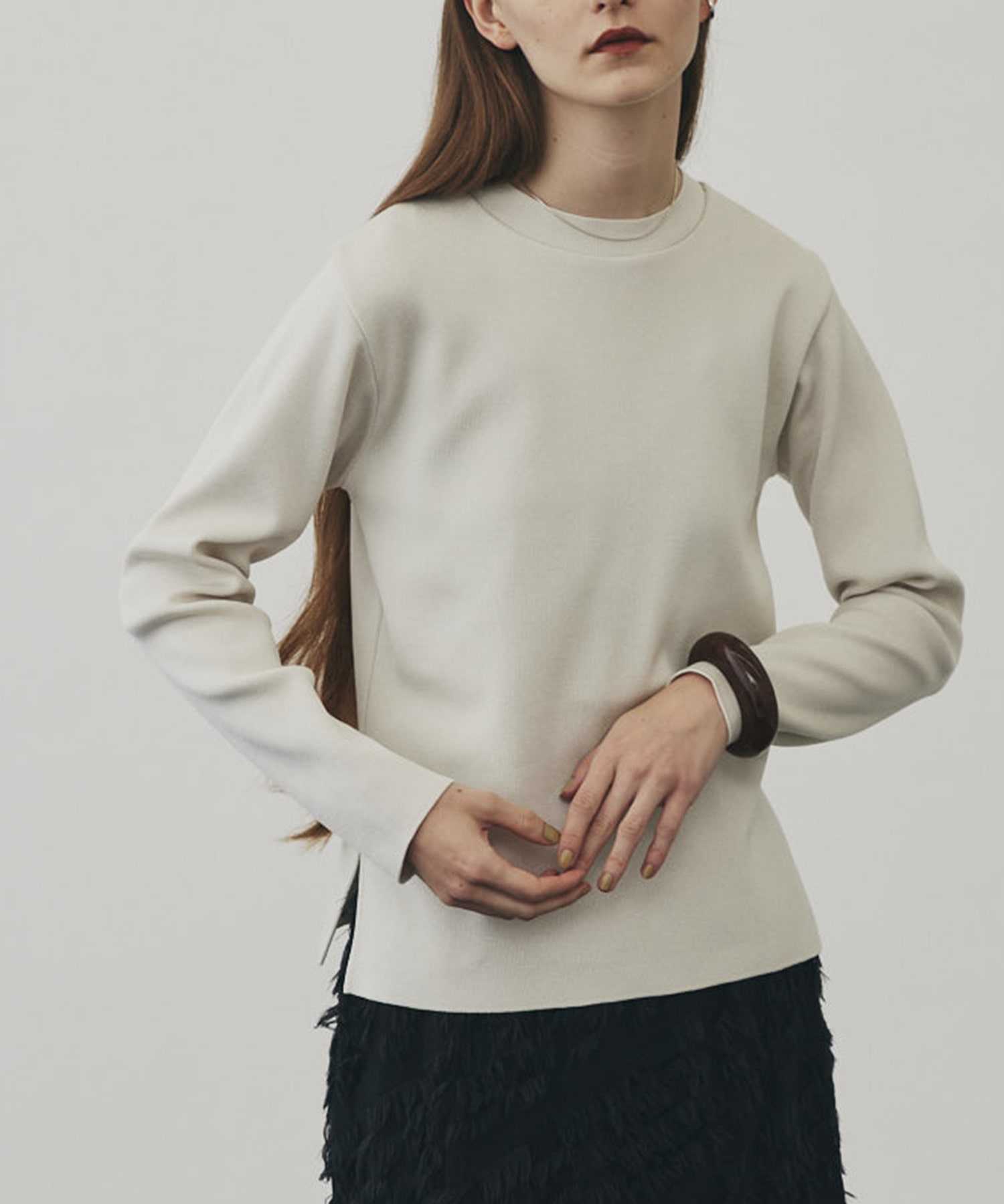 再入荷 プレーティングプルオーバー Free Ivory Womens United Tokyo Online Store