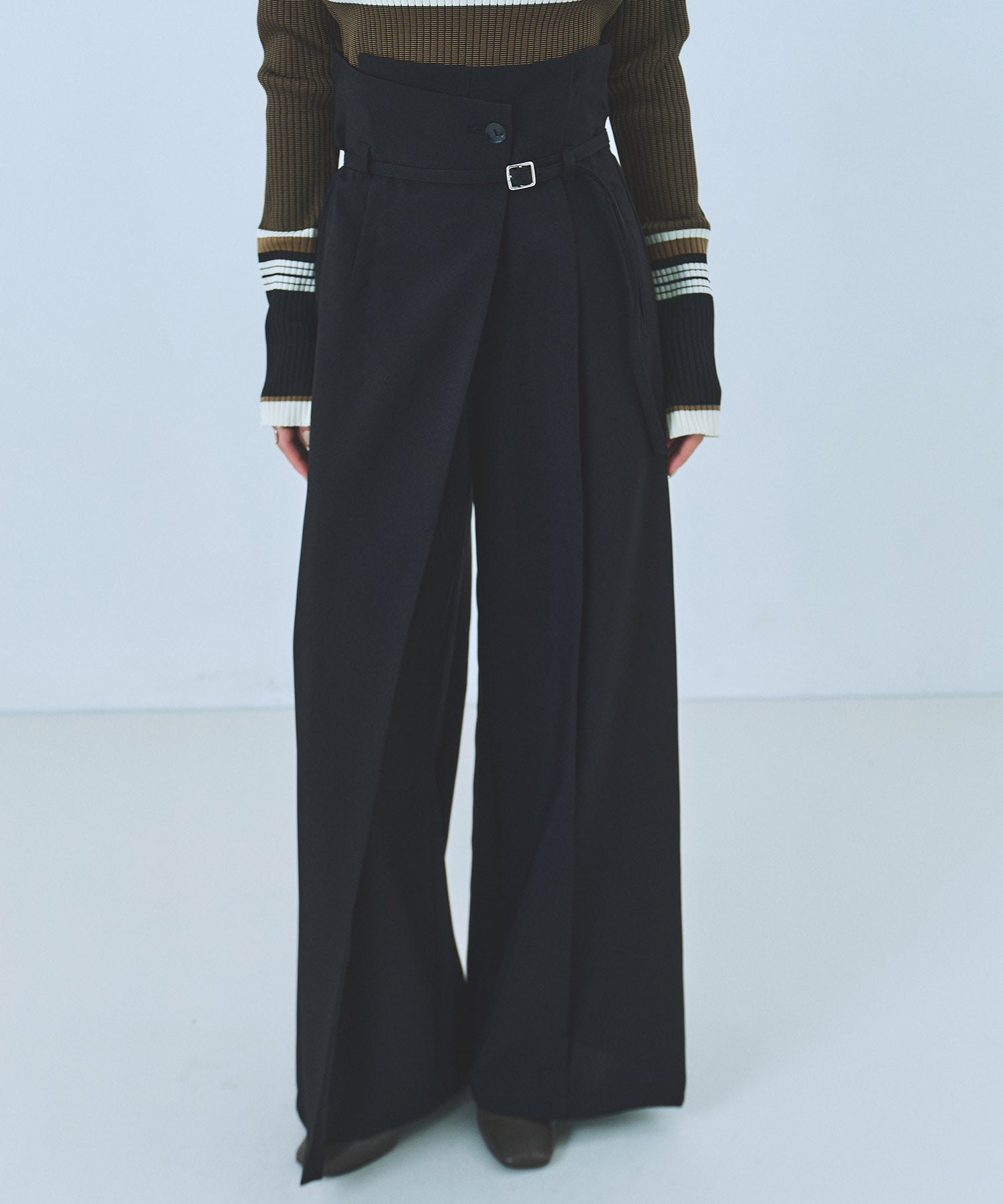 HAKAMAラップワイドパンツ