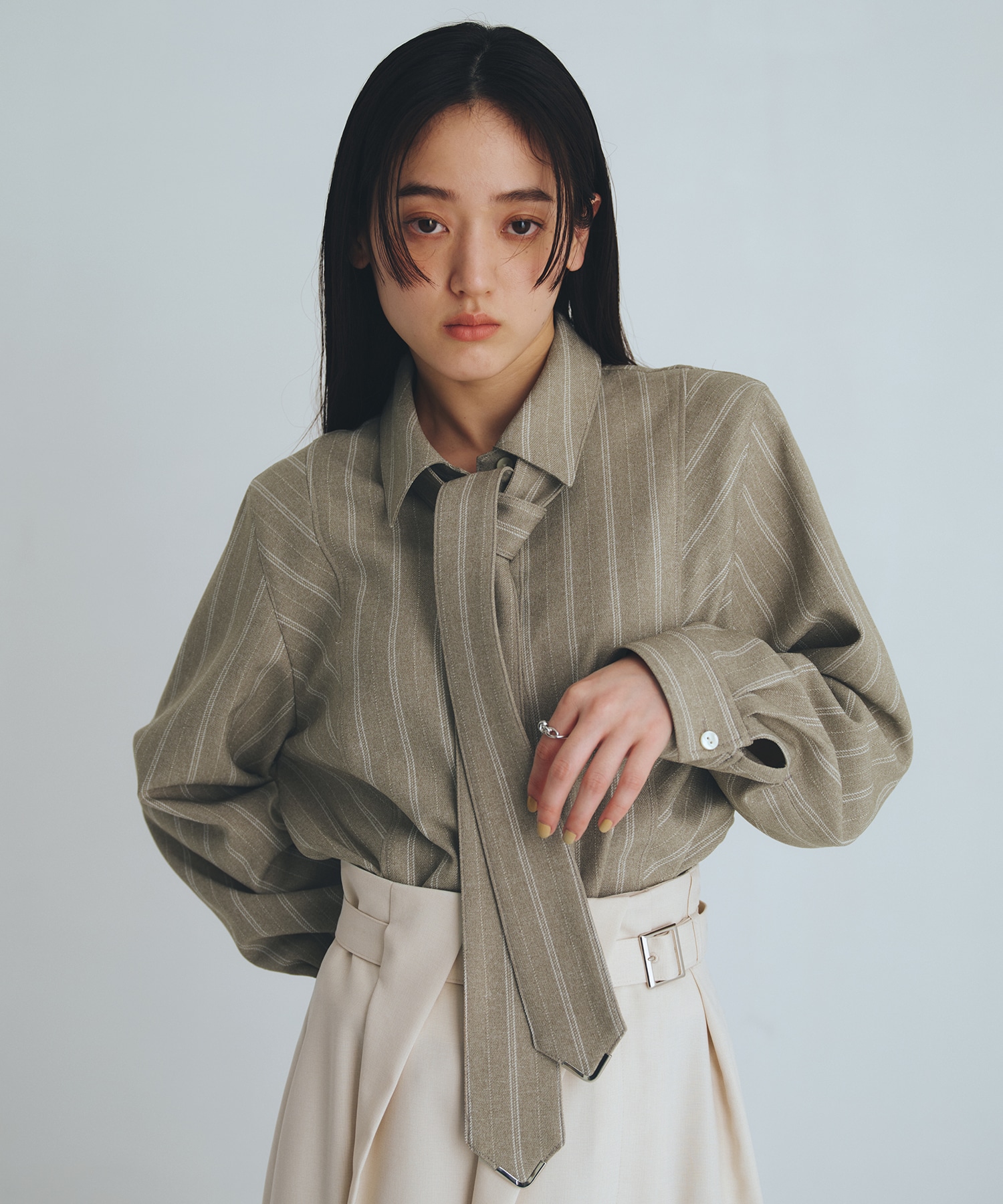 【再入荷】コーナーチップボウタイシャツ