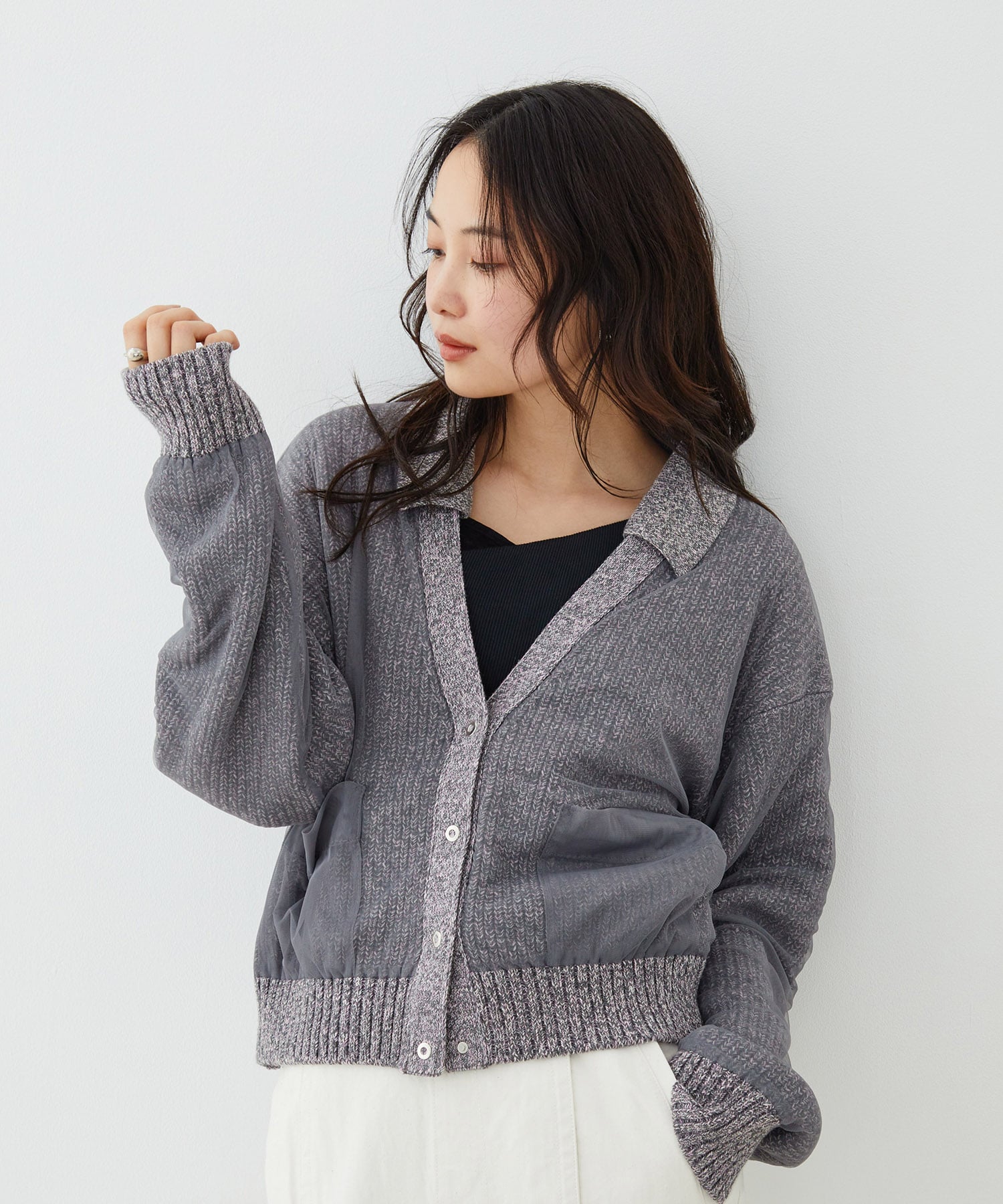 カバーチュールカーディガン