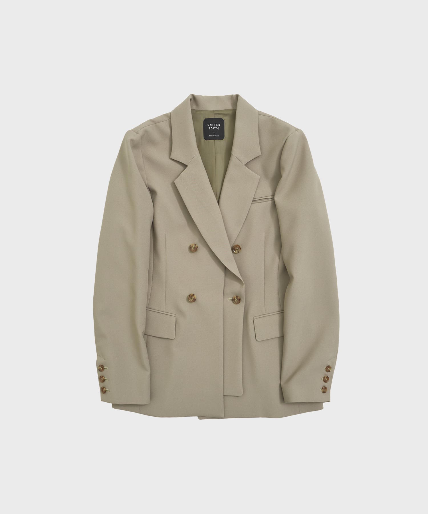 レイヤードカラーテーラードジャケット