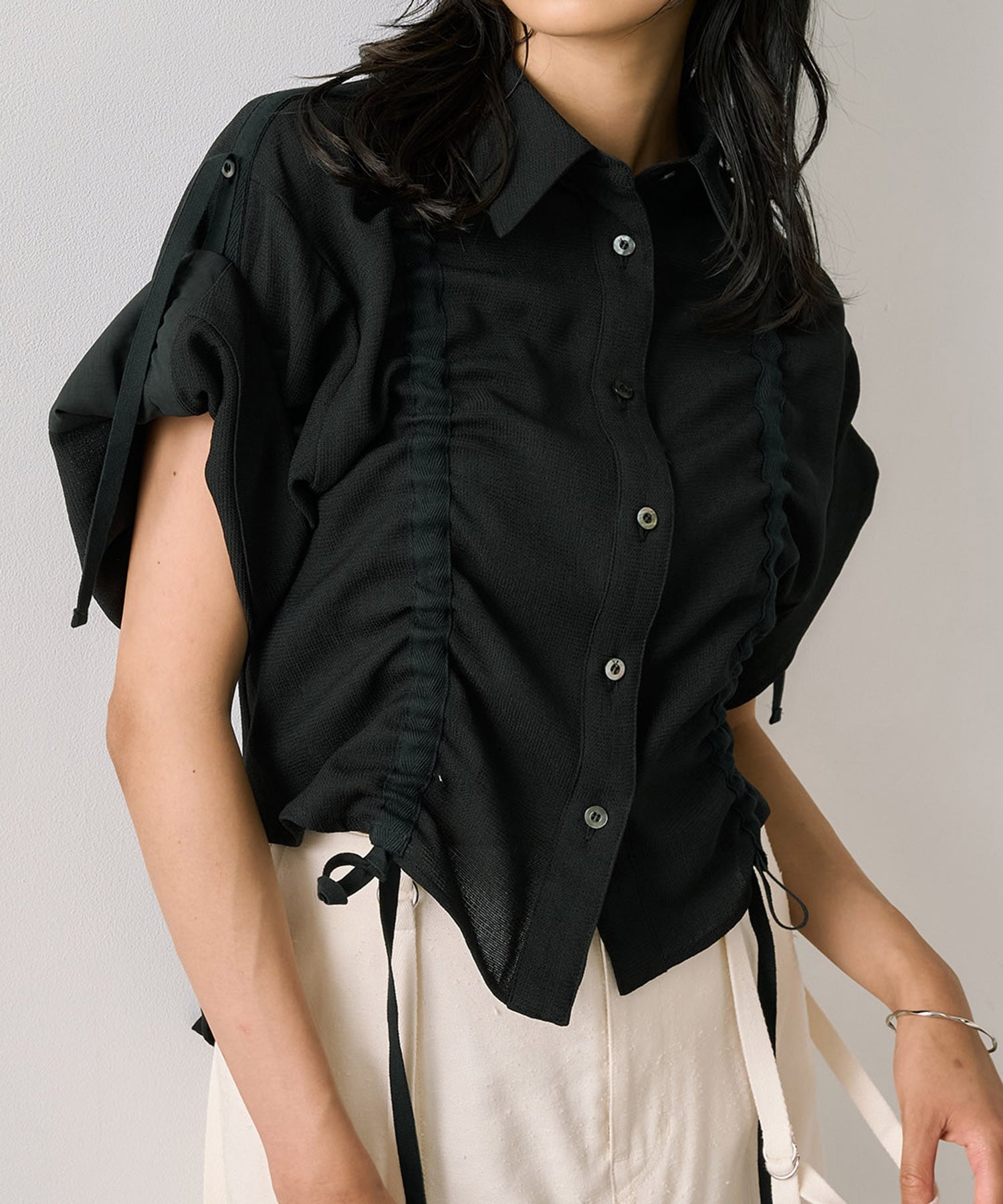 Adjustable Length Mesh Shirt