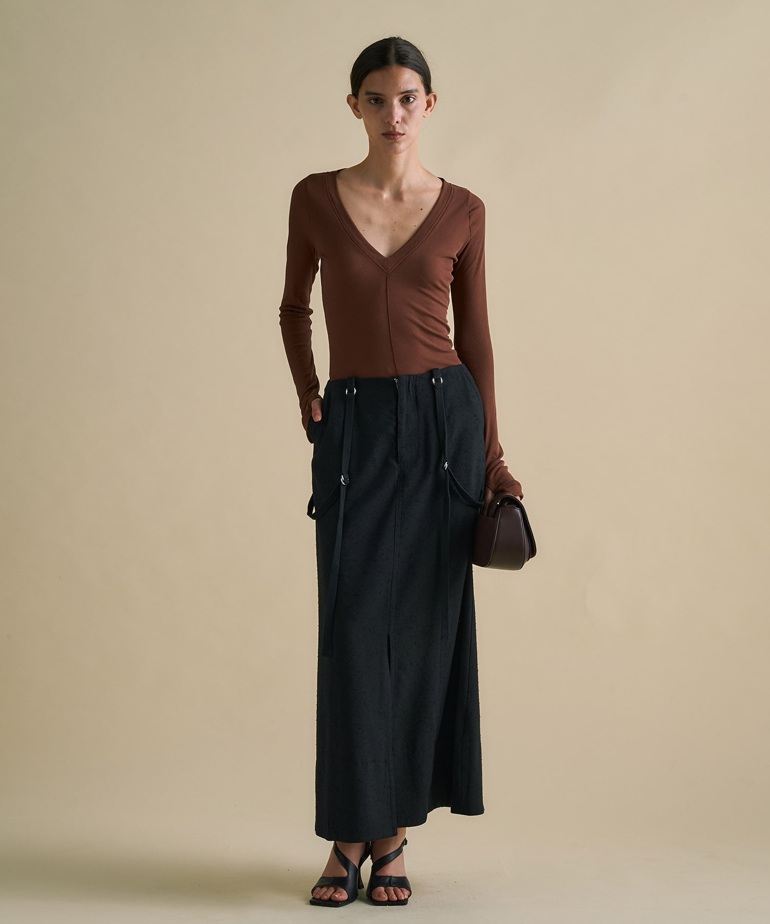 Vintage Nep Suspender Skirt