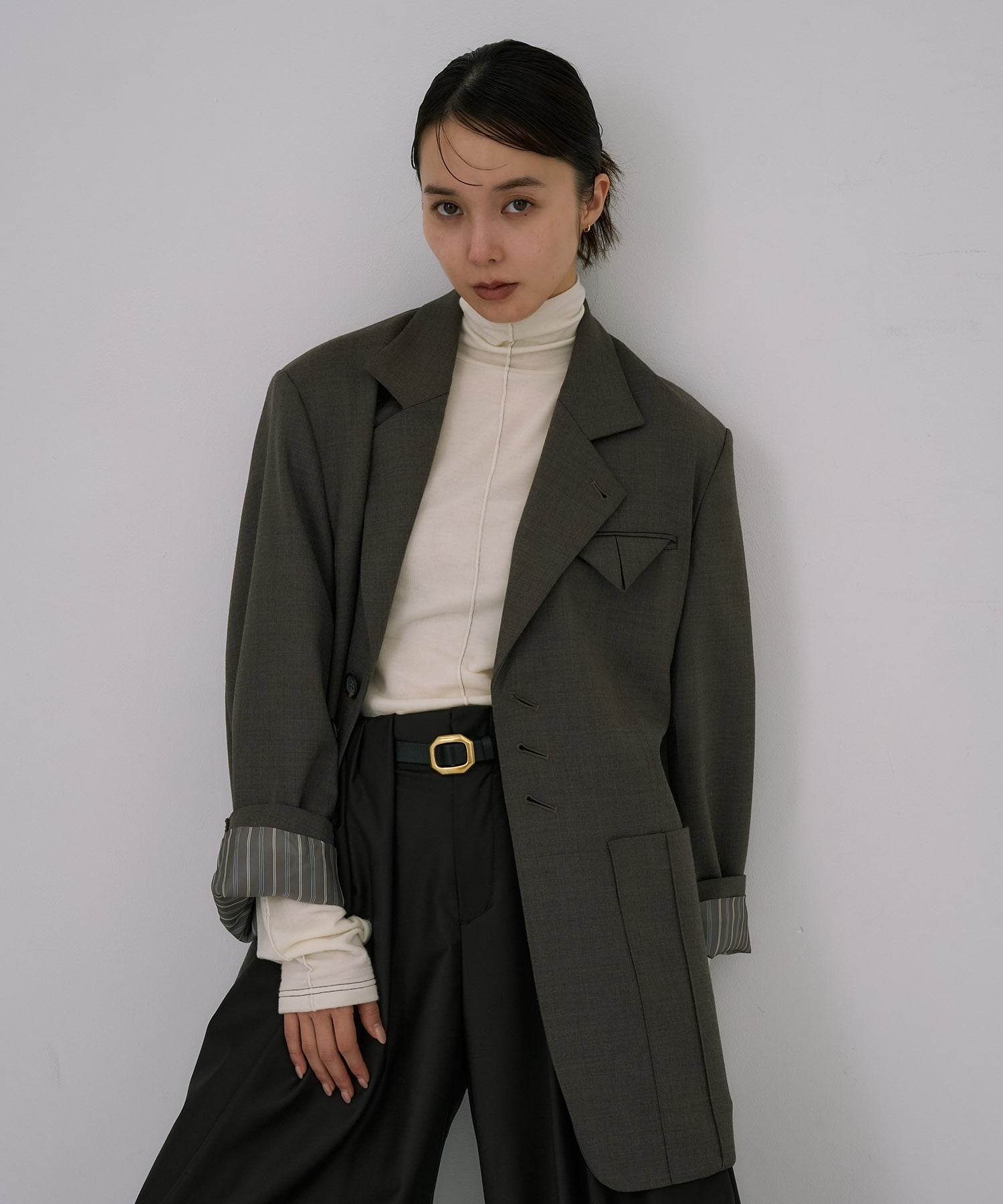 Oversized Back Zip Jacket