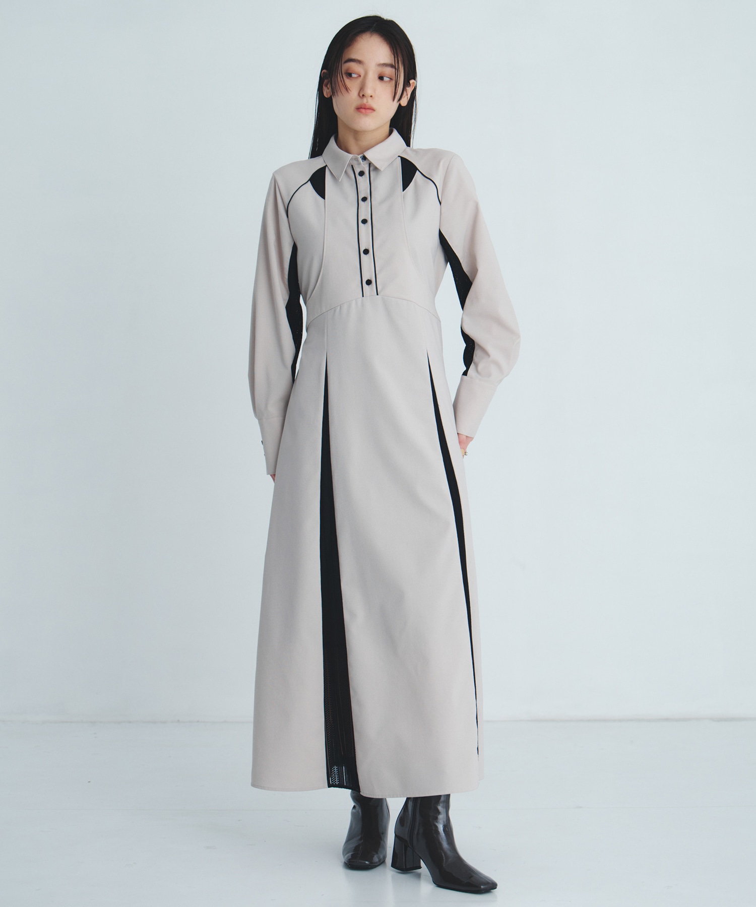 レースレイヤーシャツOP