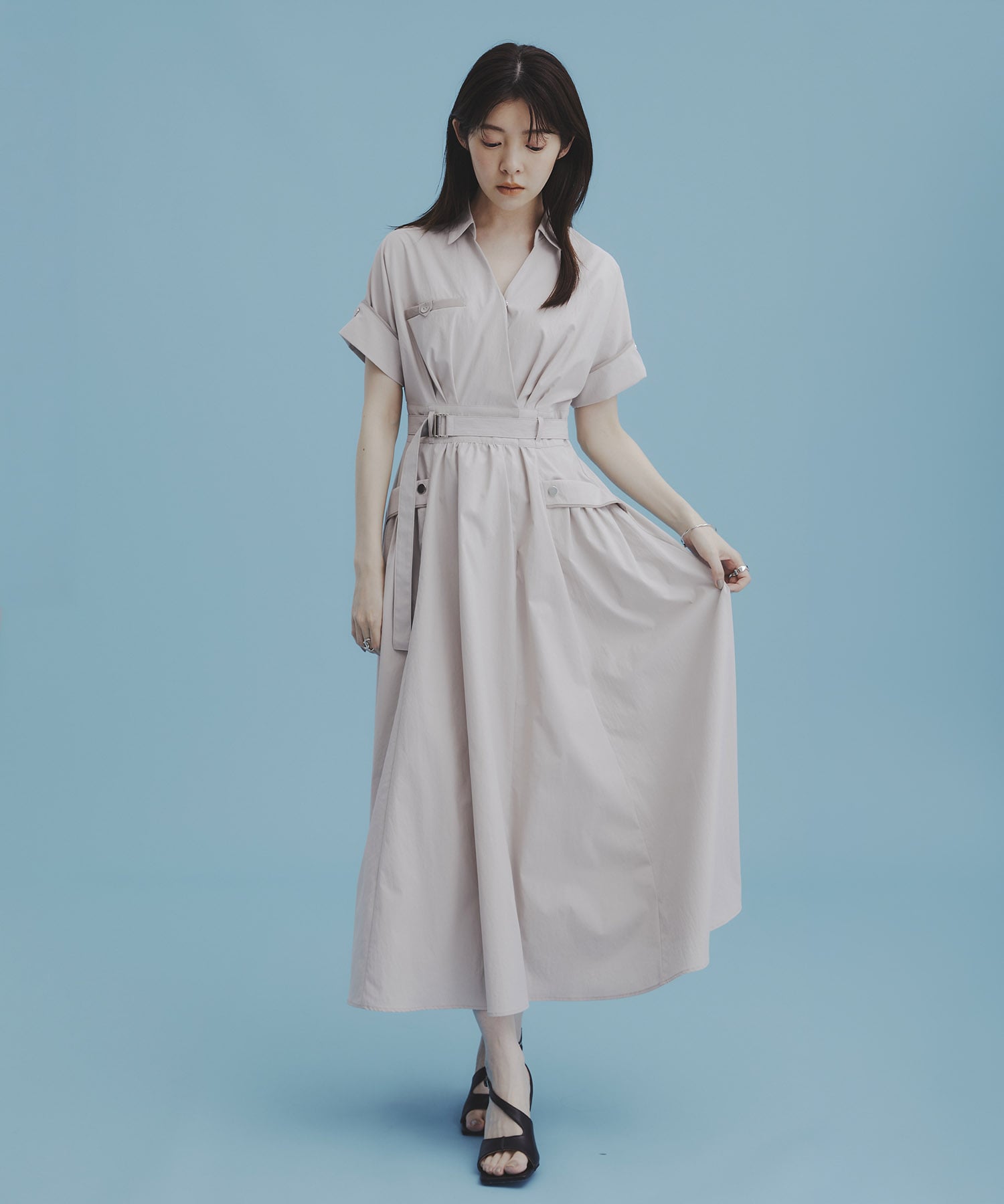〈WEB限定〉レジーロカシュクールワンピース