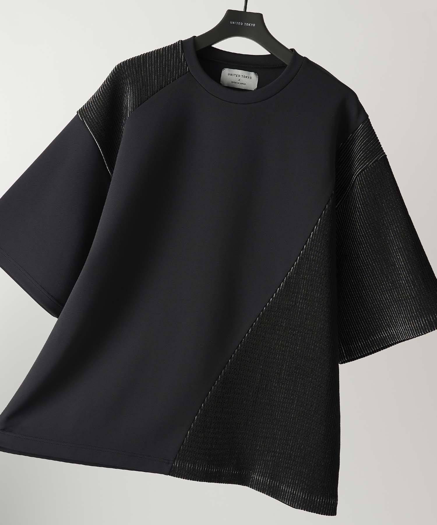 RIPPLEブロッキングカットTシャツ(半袖)