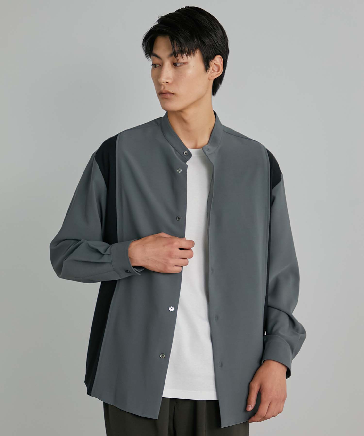 ストレッチツイルバンドカラーLS SH