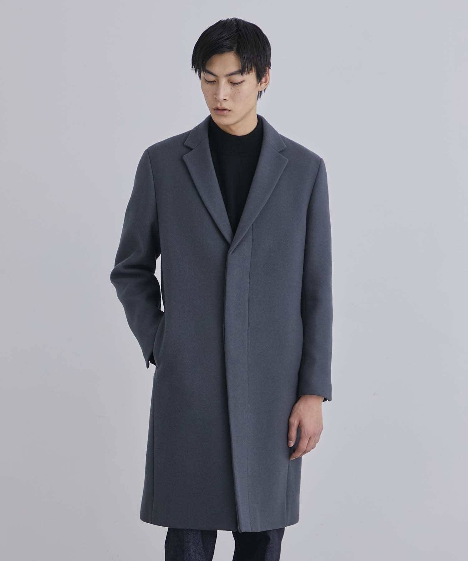 VISTO WOOL 2WAY トレンチコート(1 LIGHT GREY): : メンズ｜UNITED