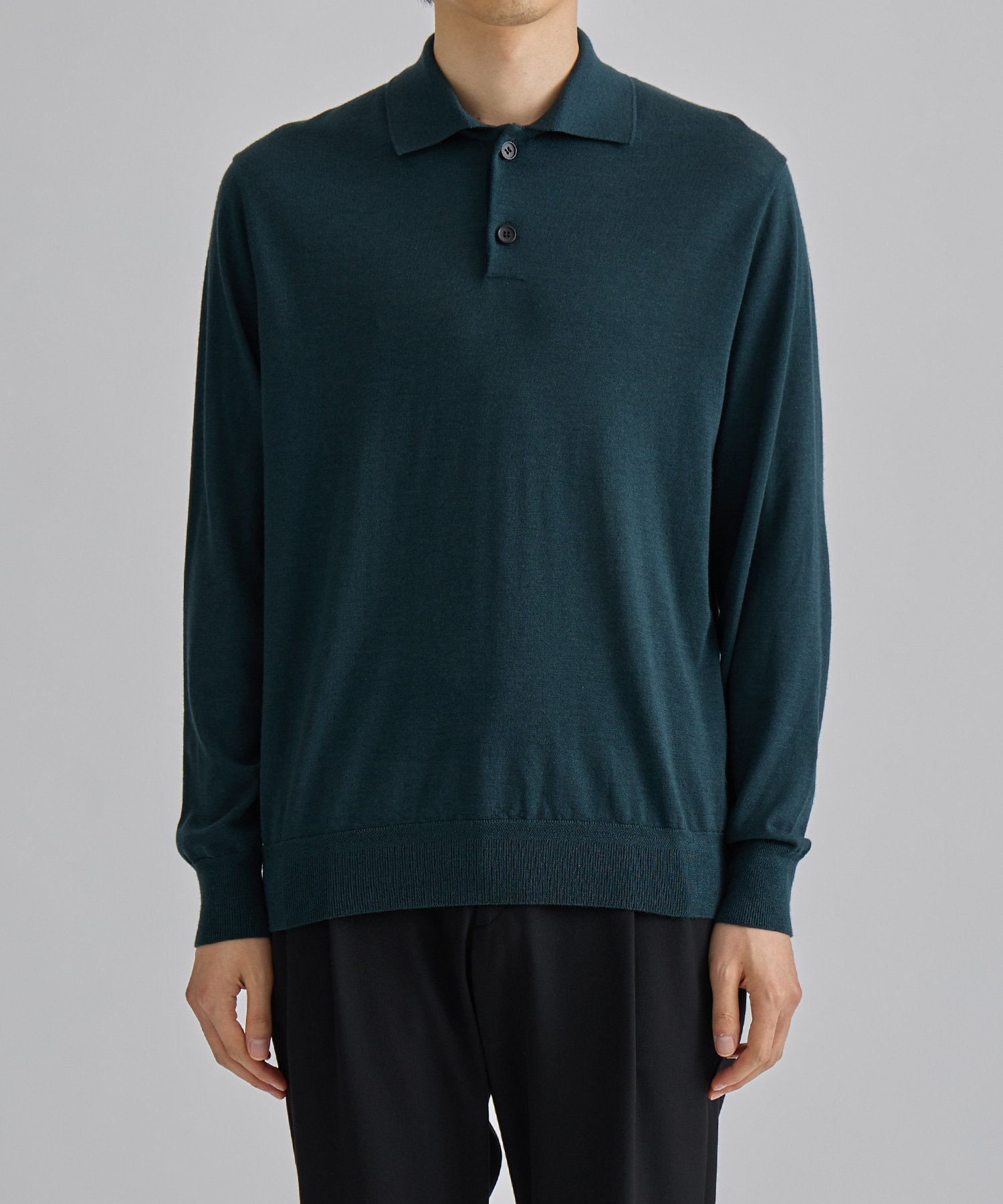 LORO PIANA CASHMERE SILK KNIT POLO