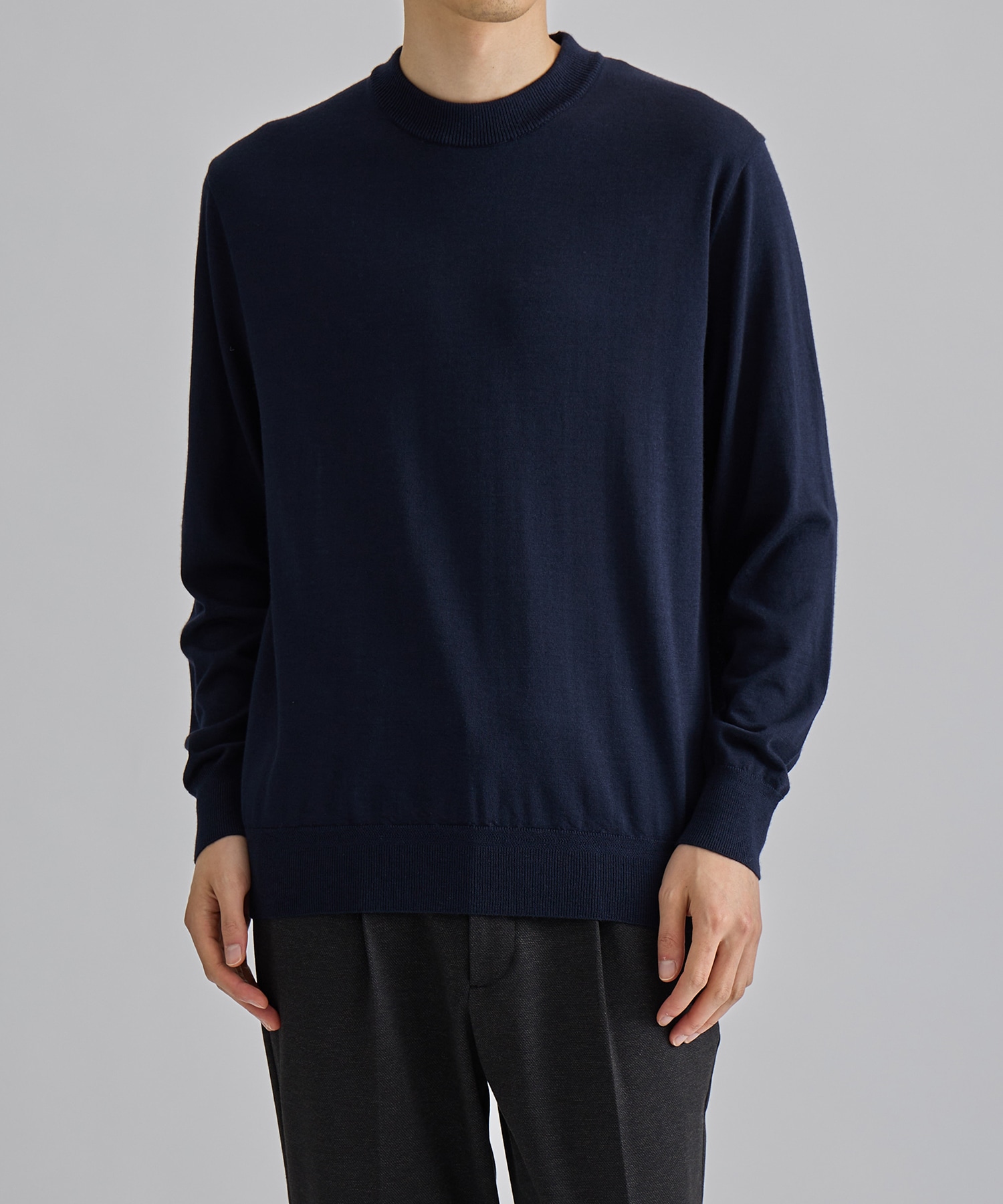 LORO PIANA CASHMERE SILK CREW