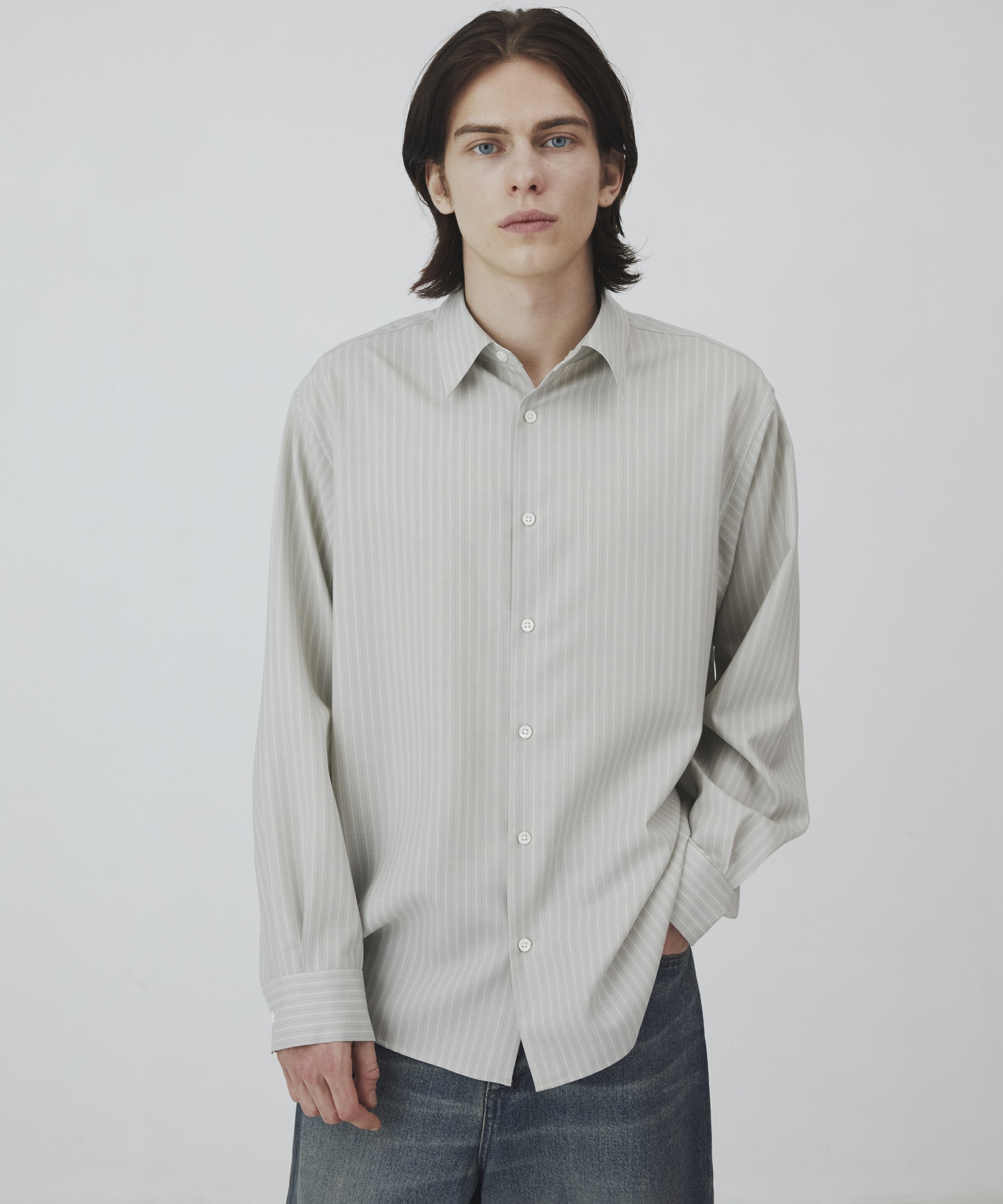 〈2026SS〉SUPER 120's TECH WOOL シャツ