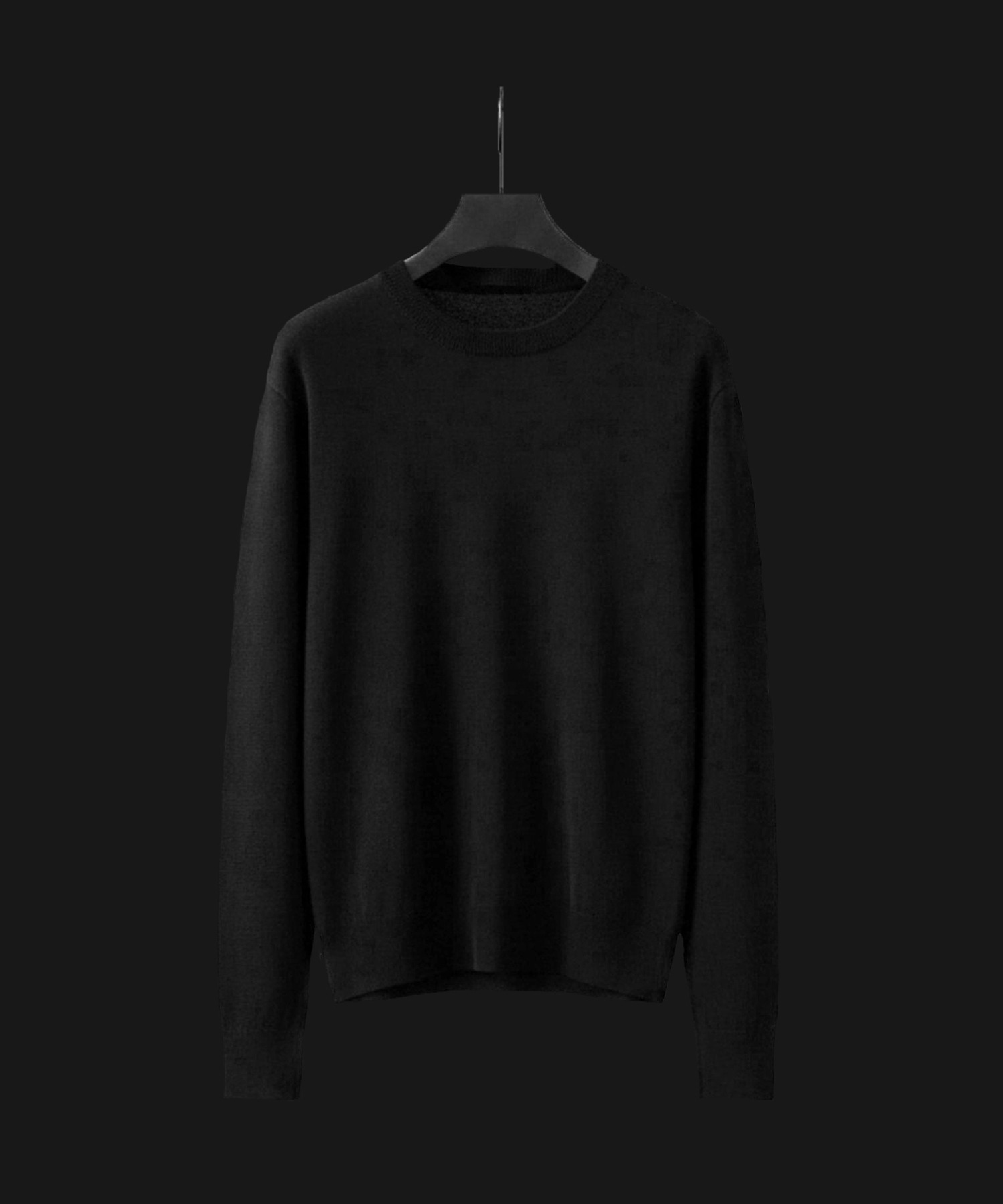〈2026SS〉18G サーブルストレッチクルーネックニット