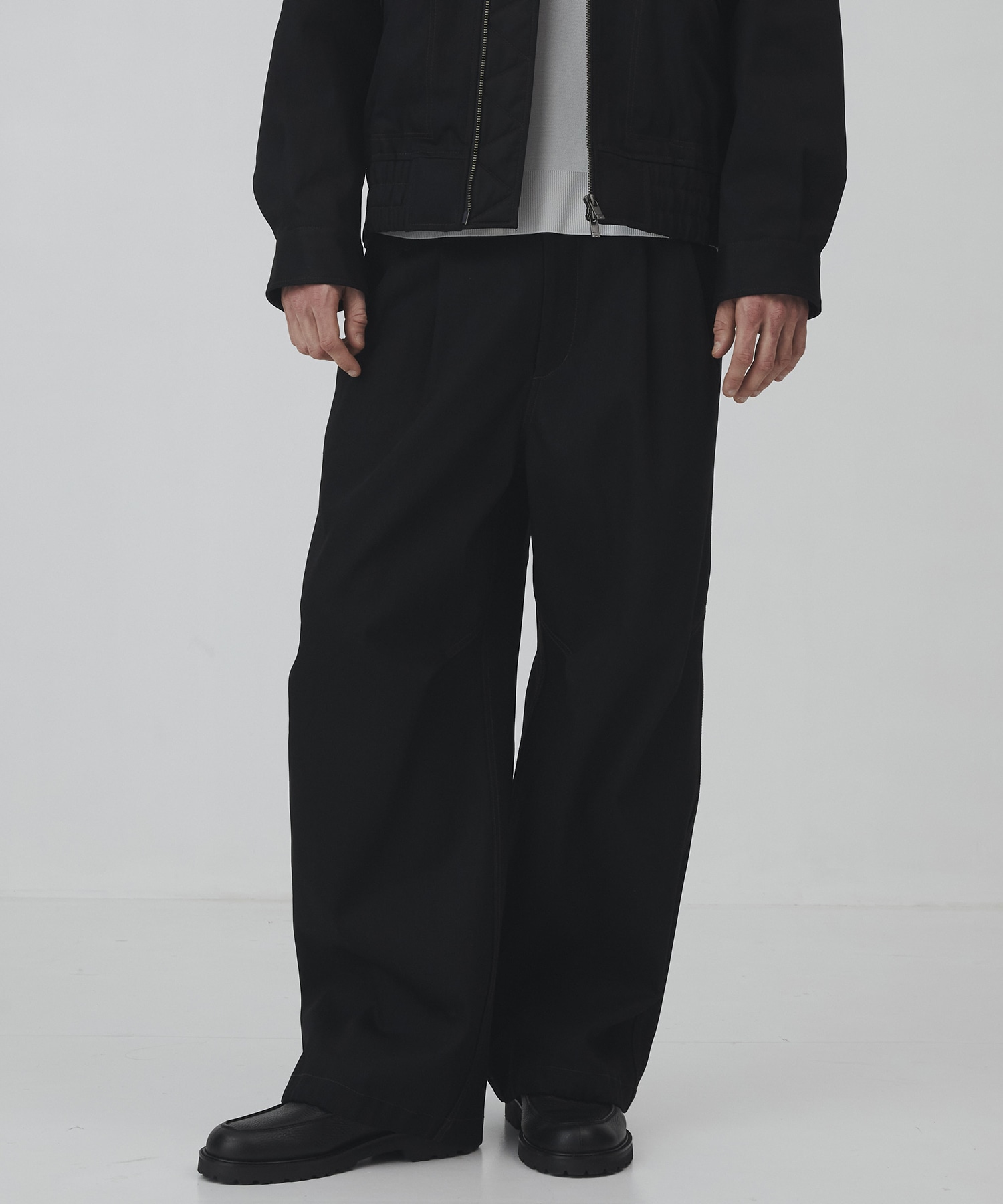 〈2026SS｜数量限定〉SUPIMA DENIM×LIMONTA パラシュートパンツ