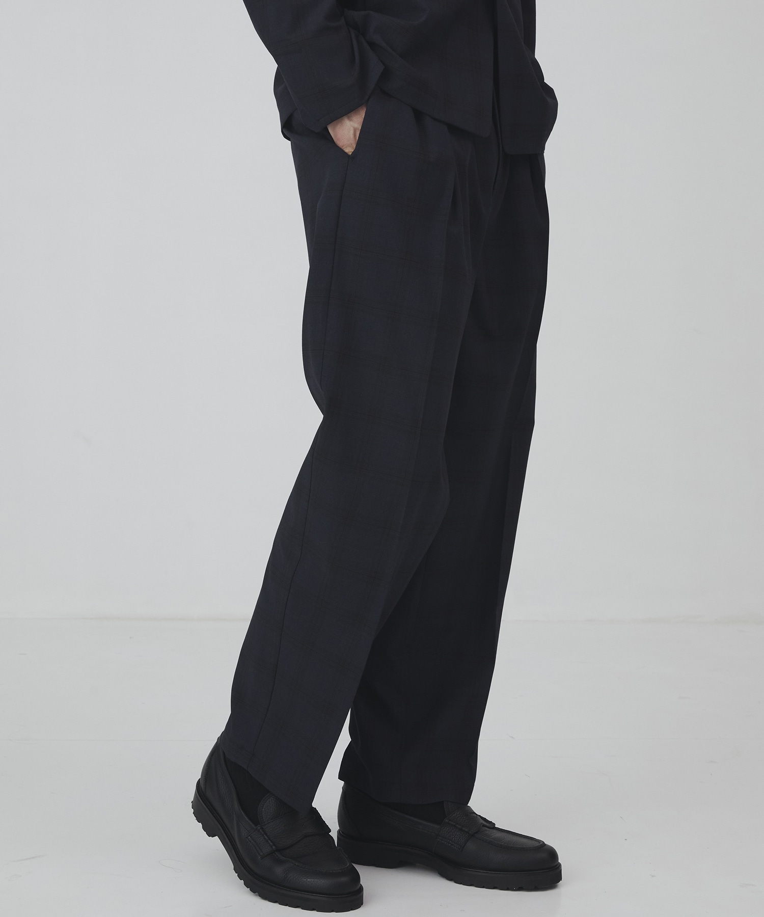 〈2026SS｜数量限定〉CARREMAN 1タックイージーパンツ