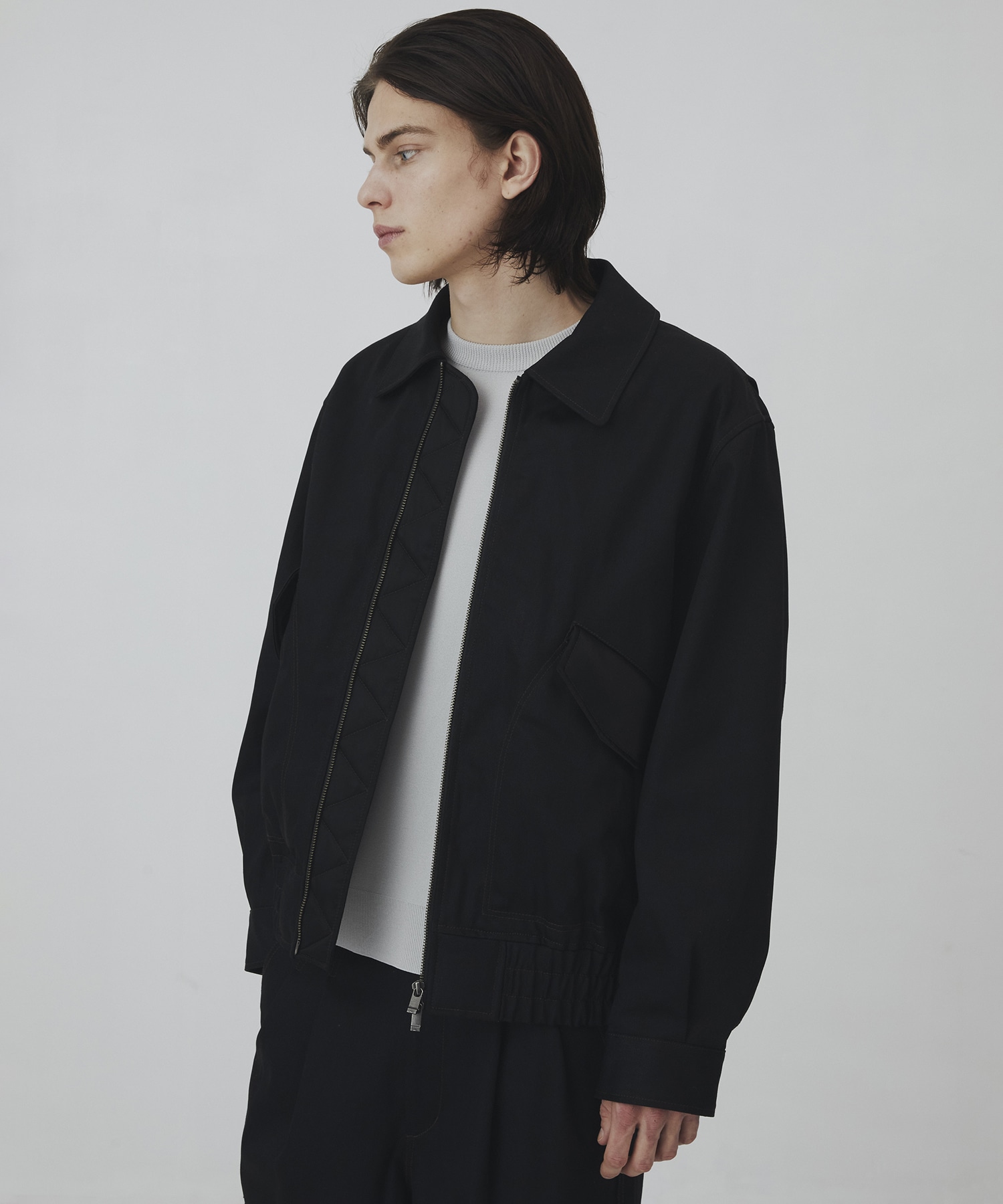 〈2026SS｜数量限定〉SUPIMA DENIM×LIMONTA フライトブルゾン