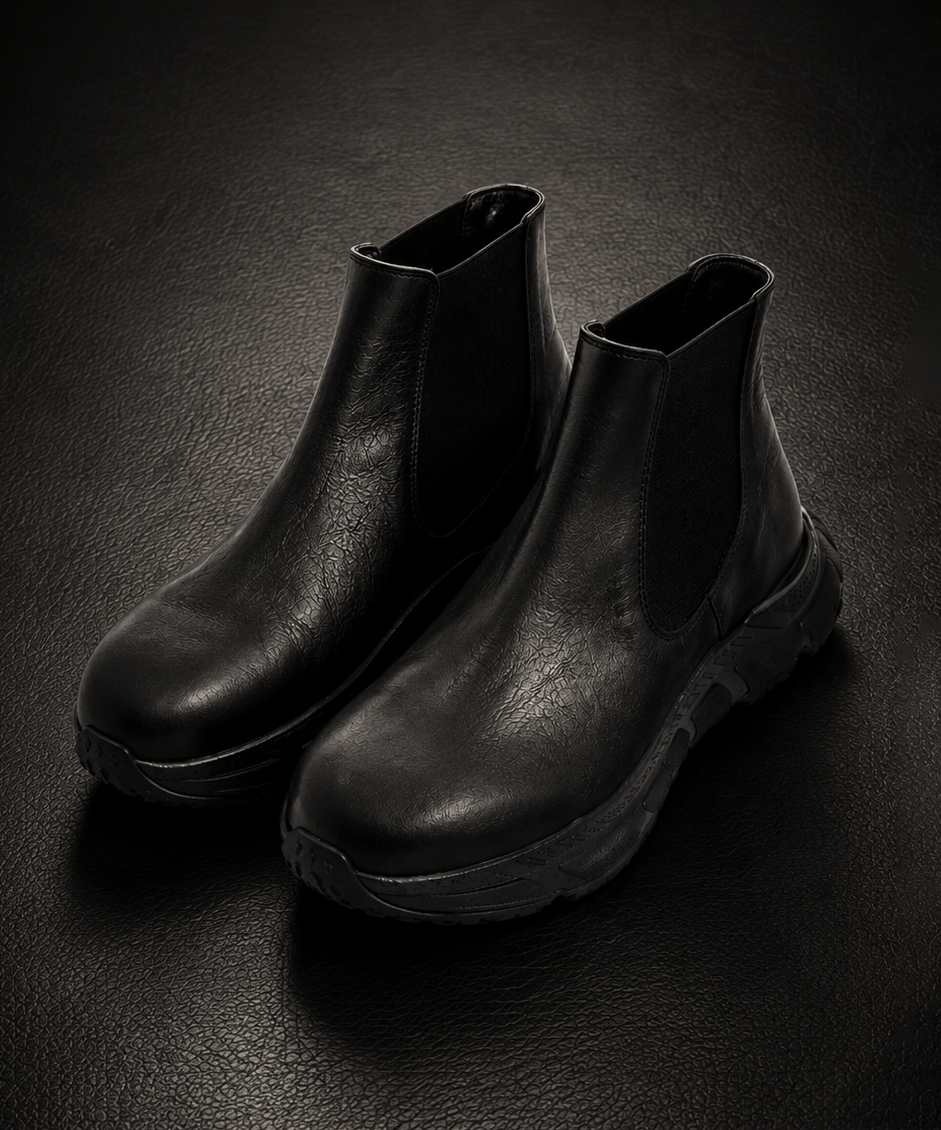 〈残りわずか｜再入荷なし〉LEATHER Vibram SIDE GORE BOOTS